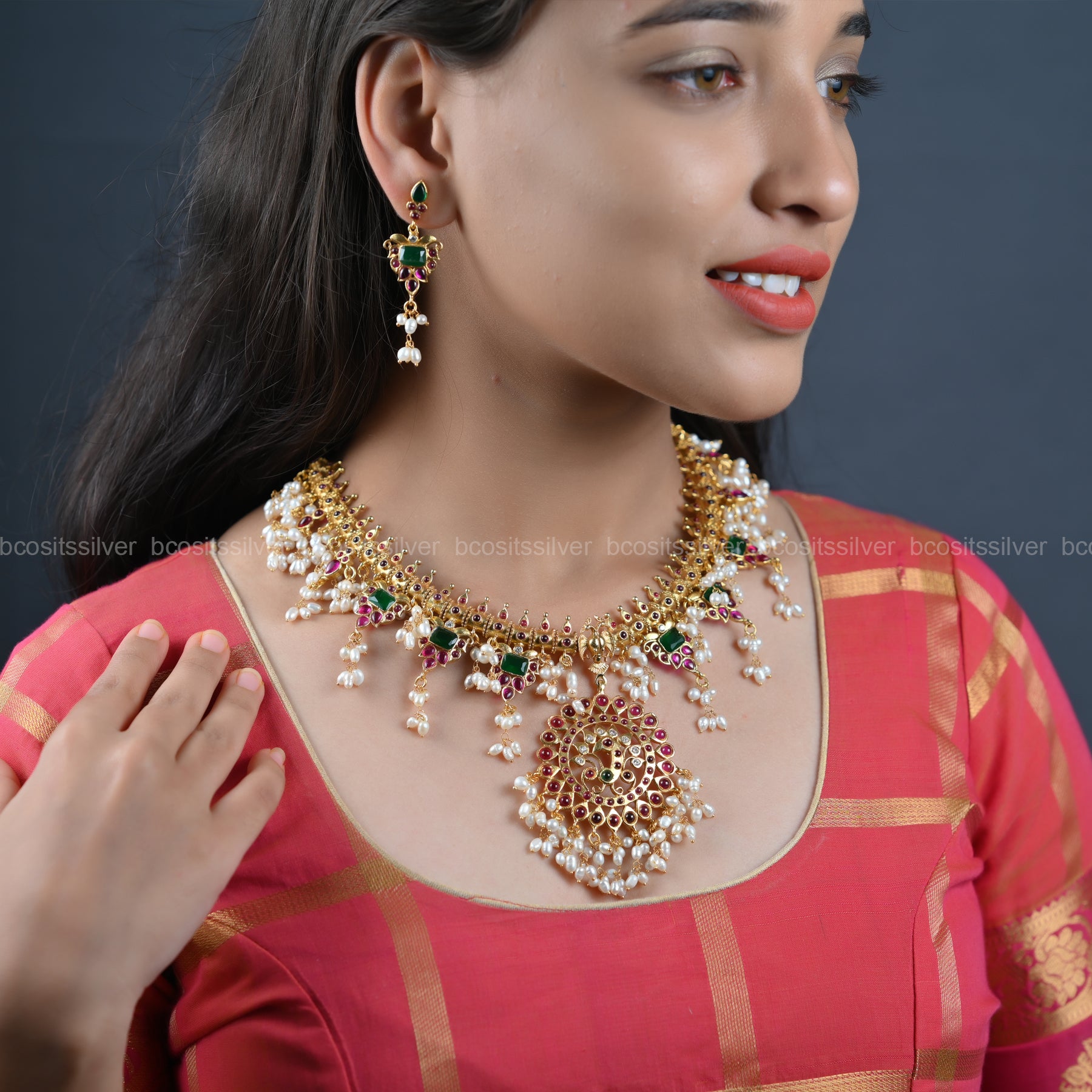 Gold Plated Navaratri Guttapusalu - 6635