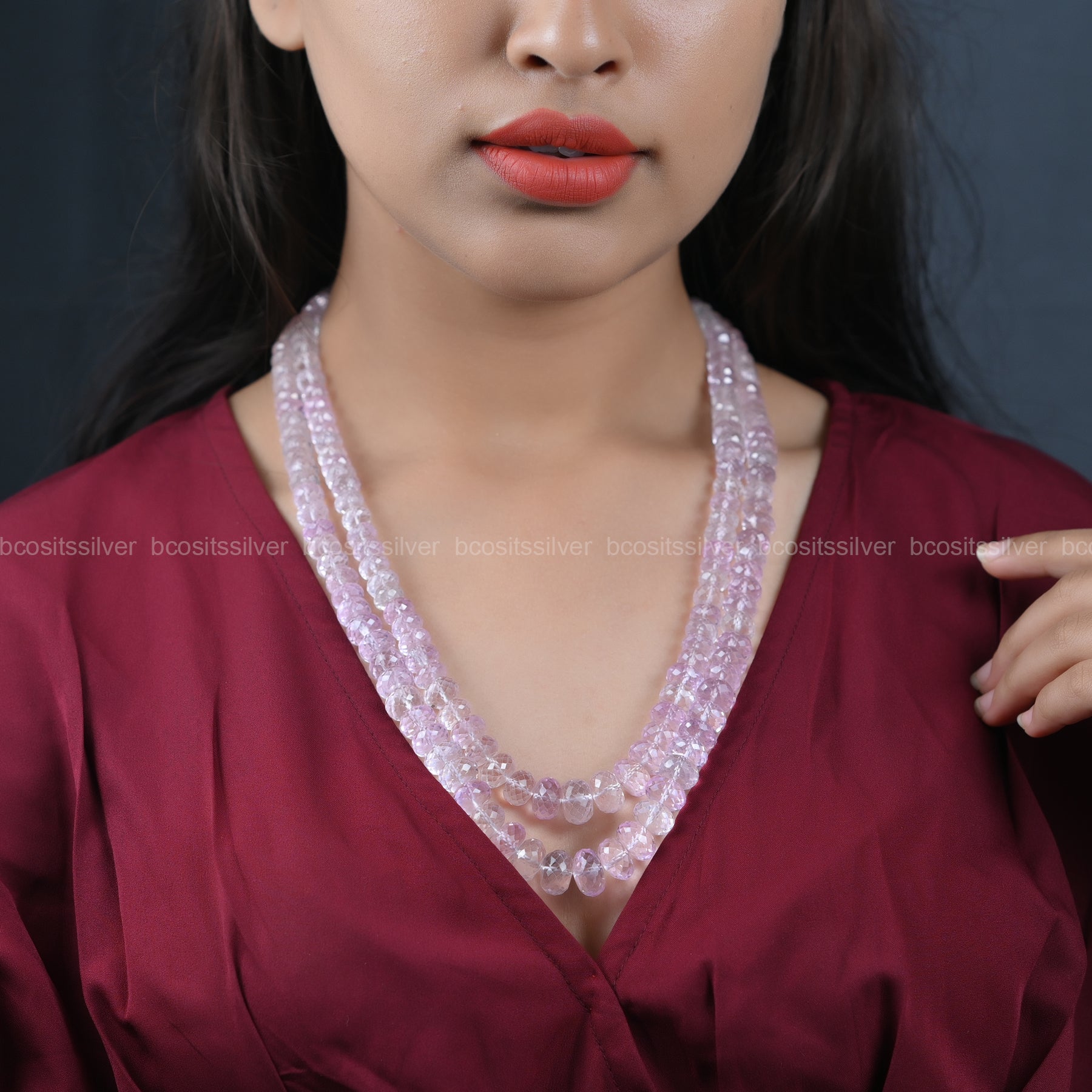 Pure 925 Silver Bangkok Treated Stone - 5916