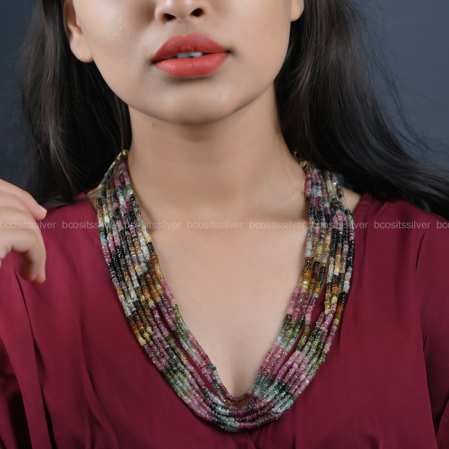 Tourmaline Semi Precious Stone - 5912