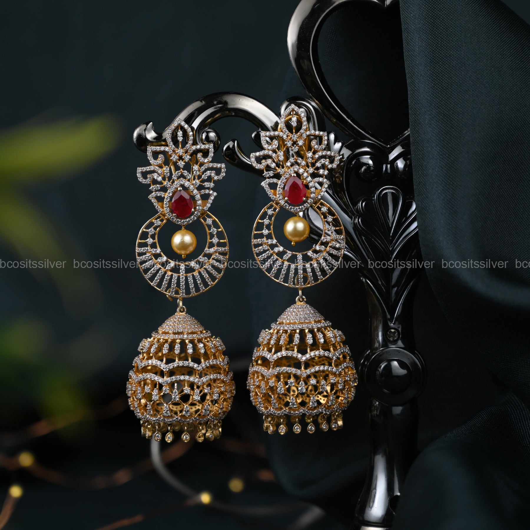 Theia Diamond Look Jhumka - 412