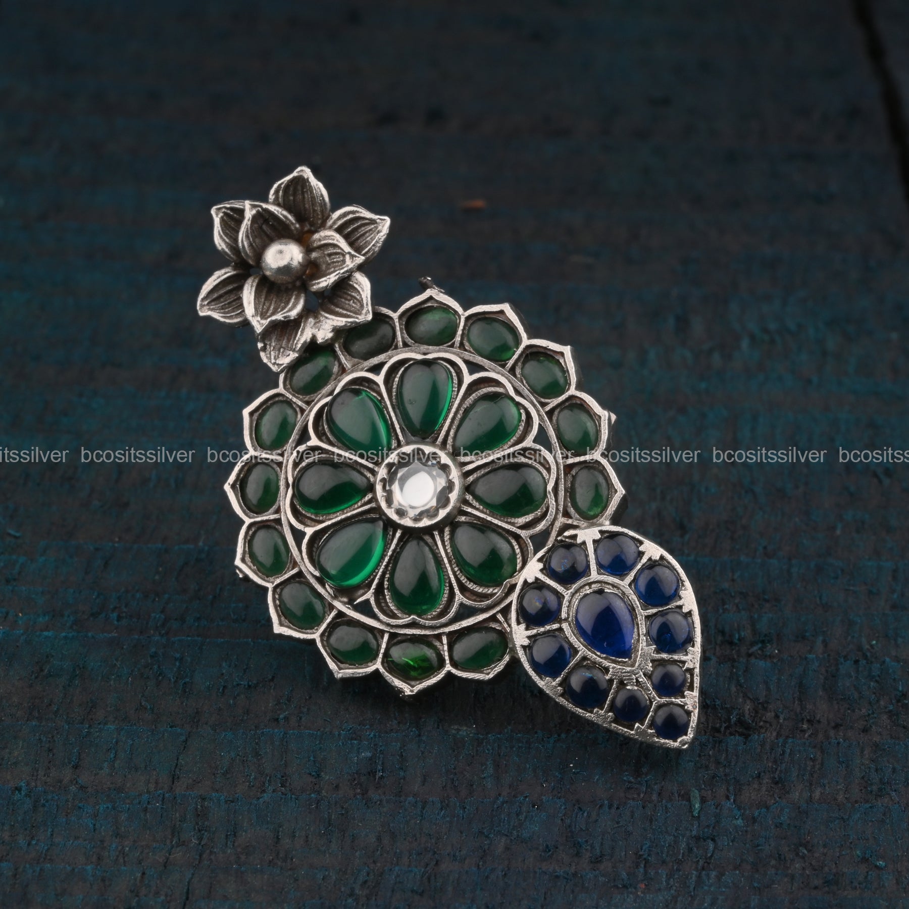 Oxidized Diwali Finger Ring - 1590