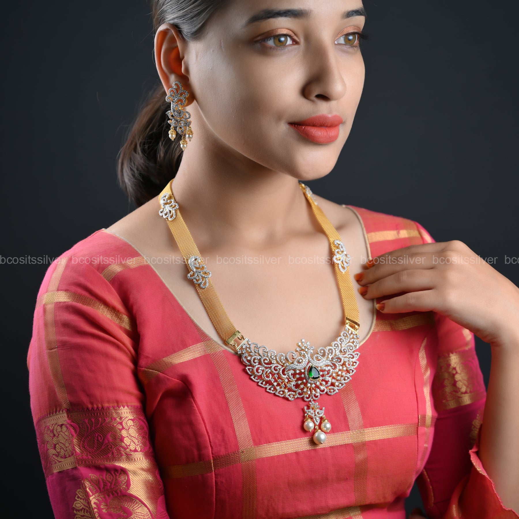 Theia Diamond Look Haram- 1035 - ( MADE TO ORDER )