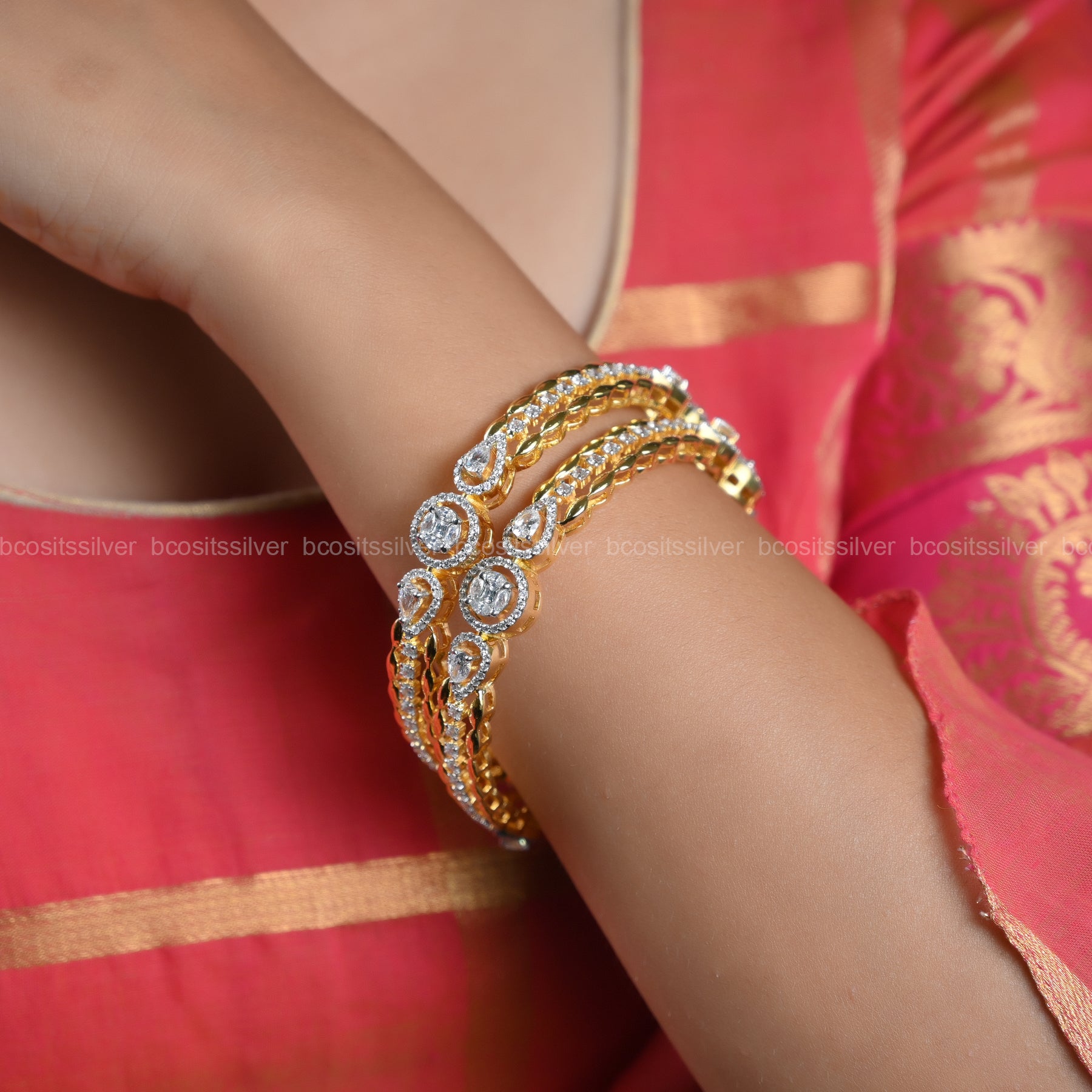 Theia Sankranti Bangle - 1052 -( MADE TO ORDER )
