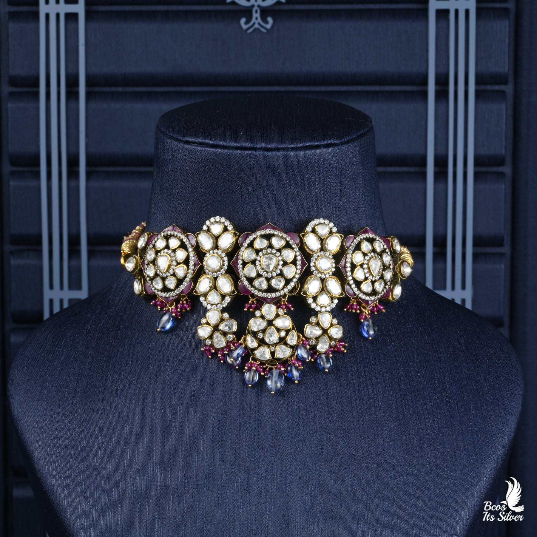 925 Silver Victorian Choker - 2712