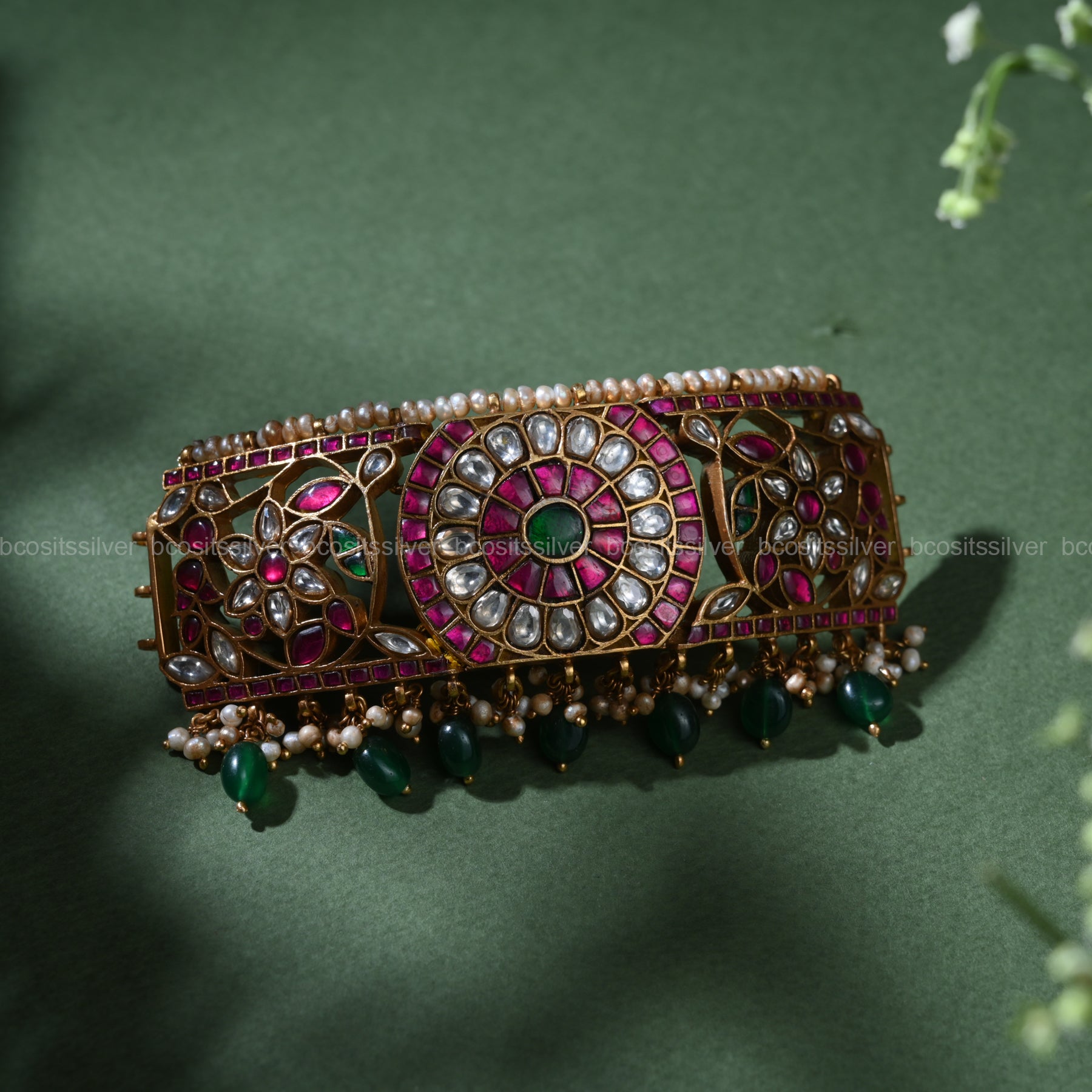 Gold Plated Kundan Choker - 337