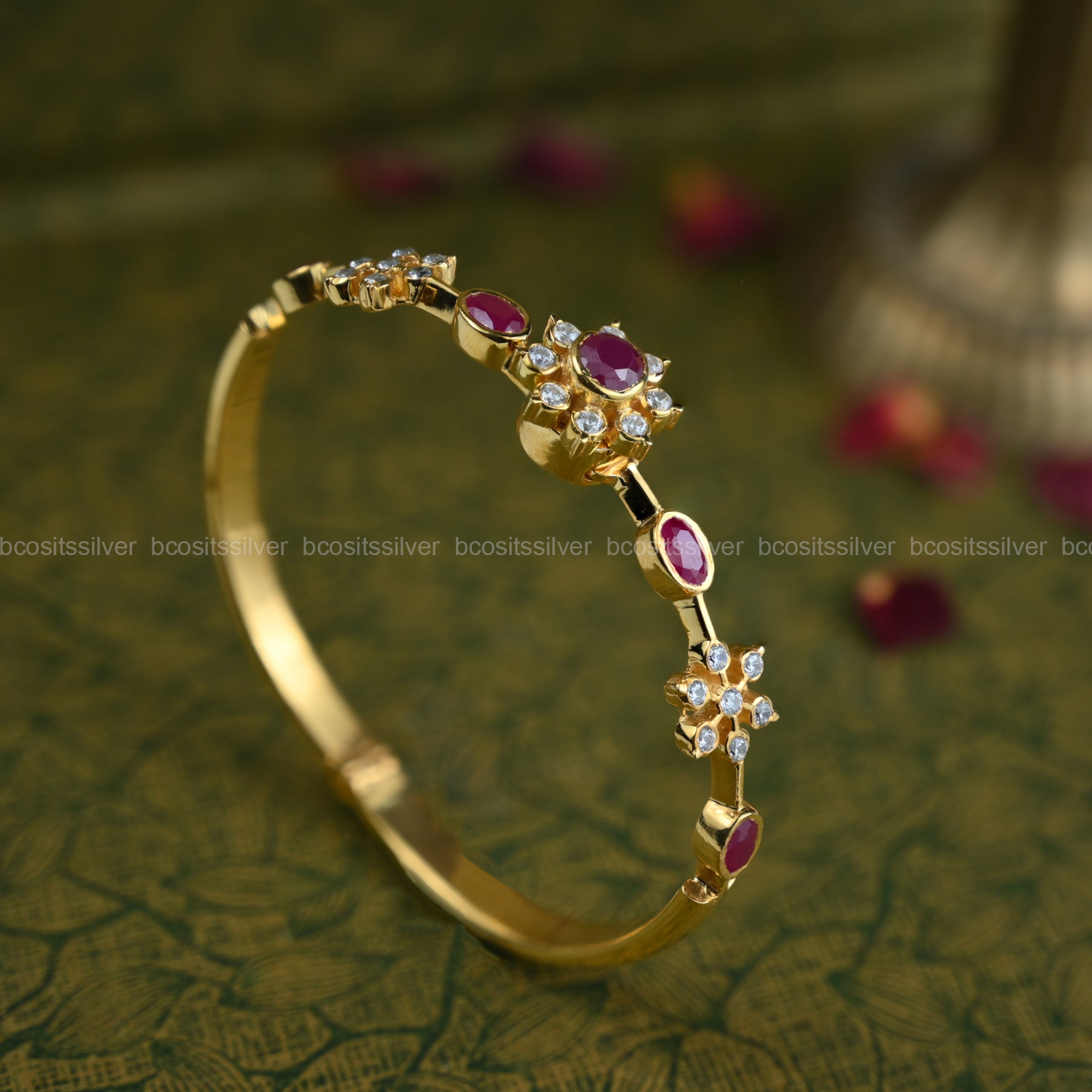 Gold Plated Bangle - 2313