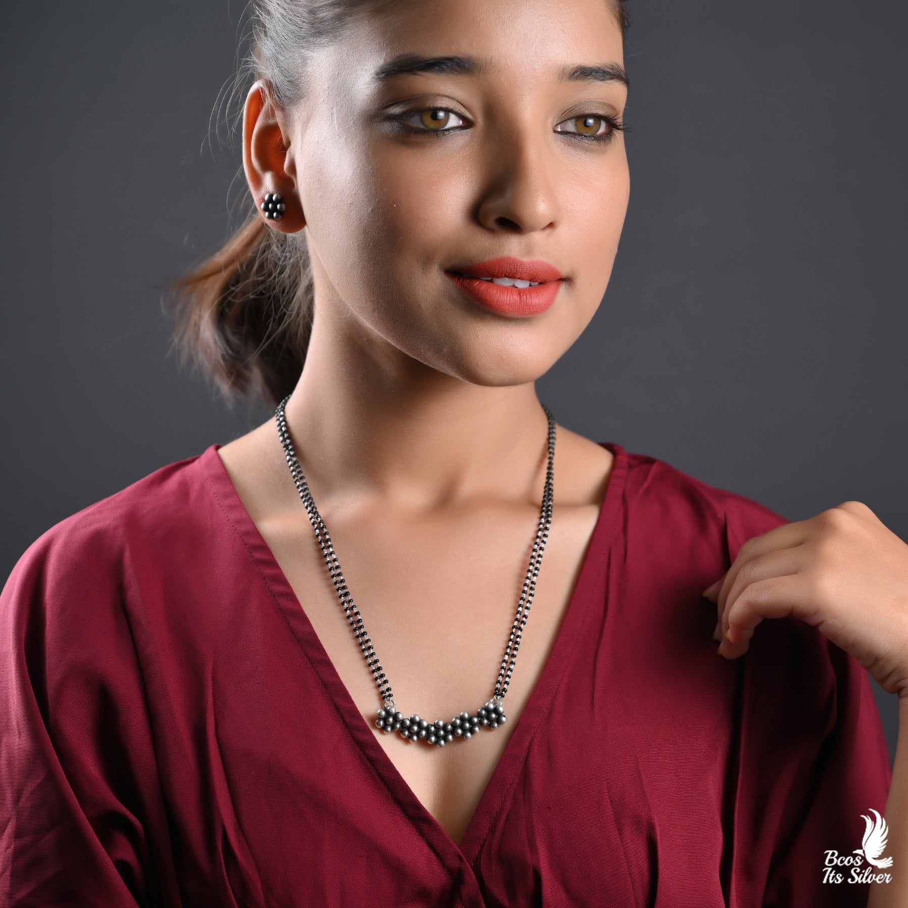 Oxidized Mangal Sutra - 2362