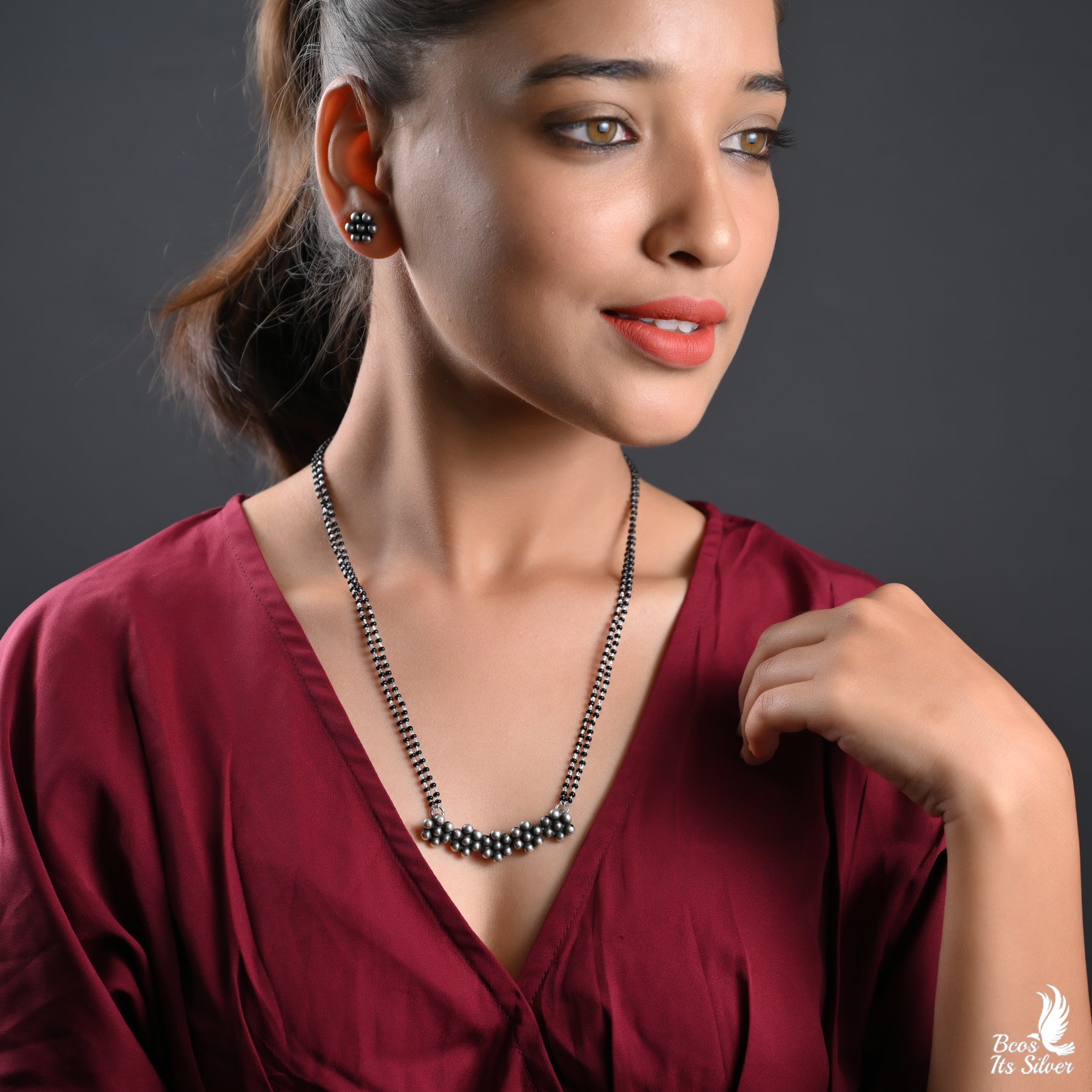 Oxidized Mangal Sutra - 2362