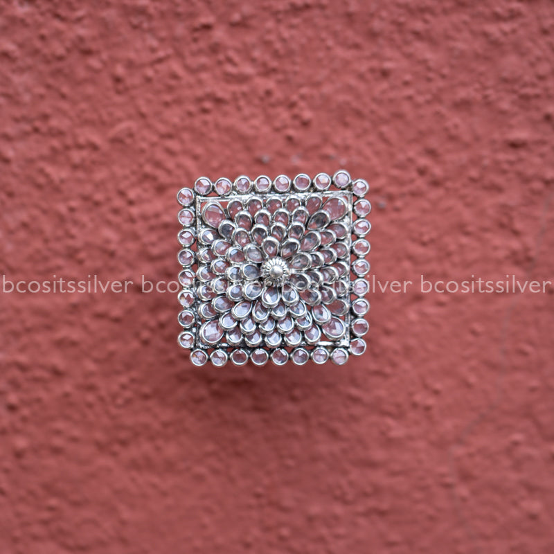 Oxidized Finger Ring - 1068