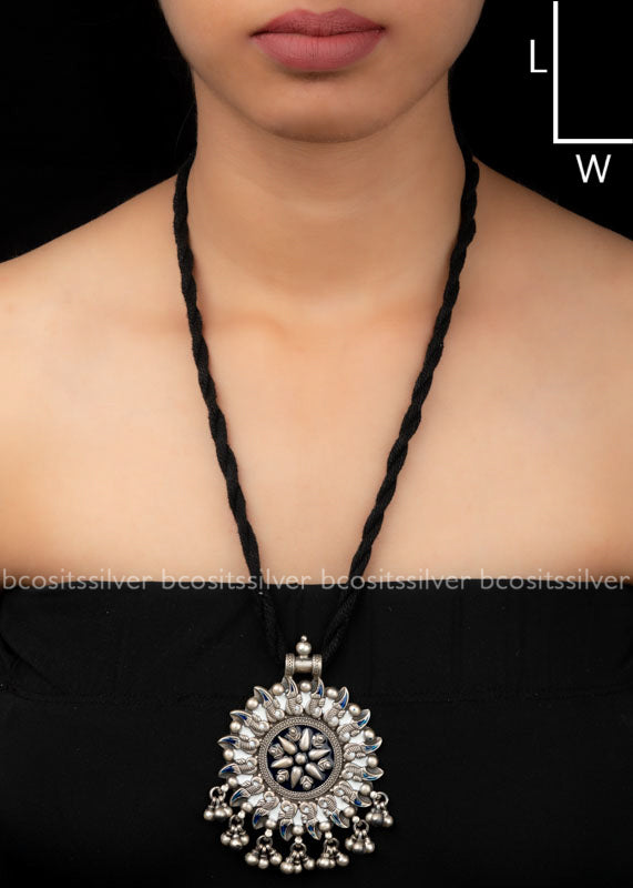 Oxidized Meenu Pendent - 986