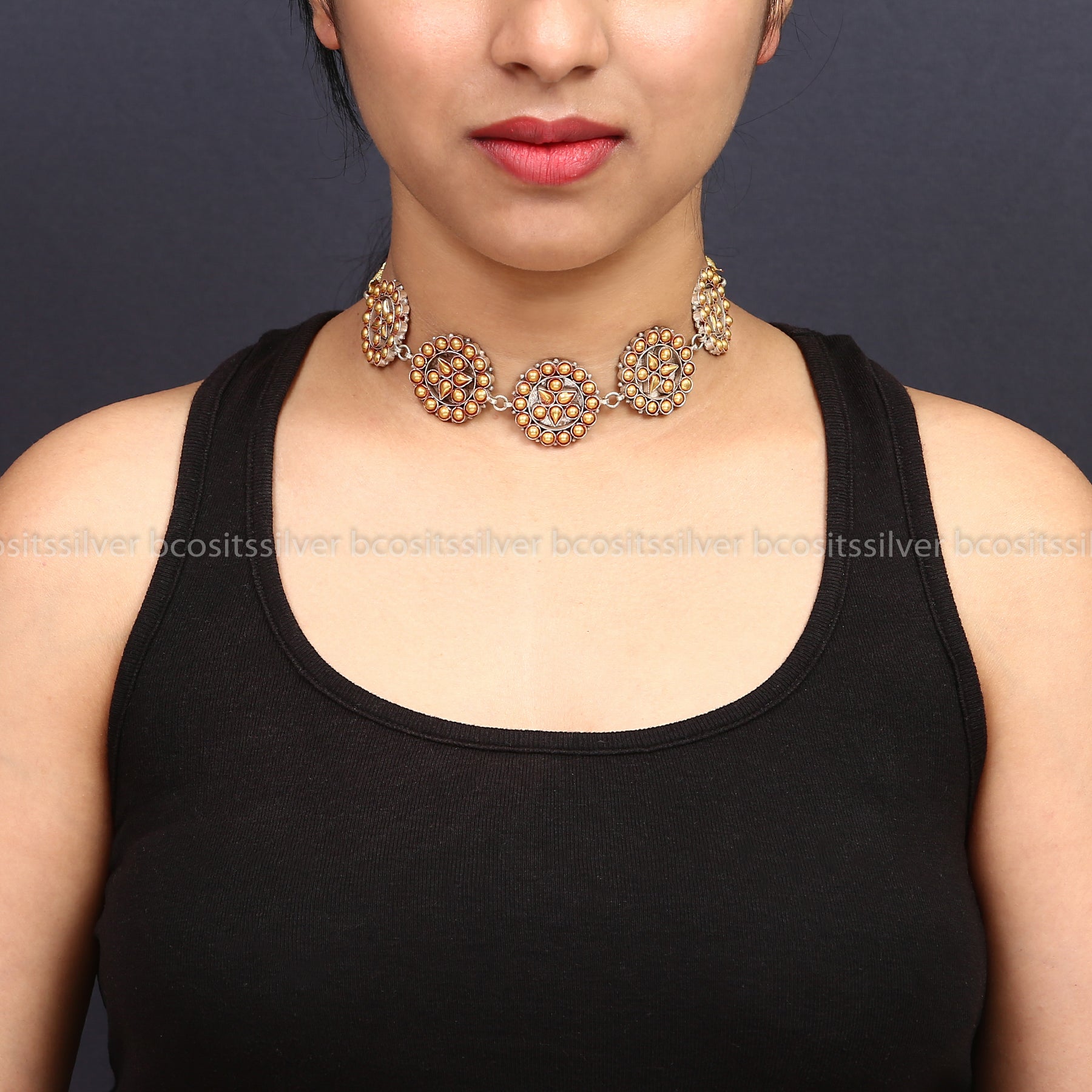 Oxidized Zianriy (AU) Round Choker - 0901