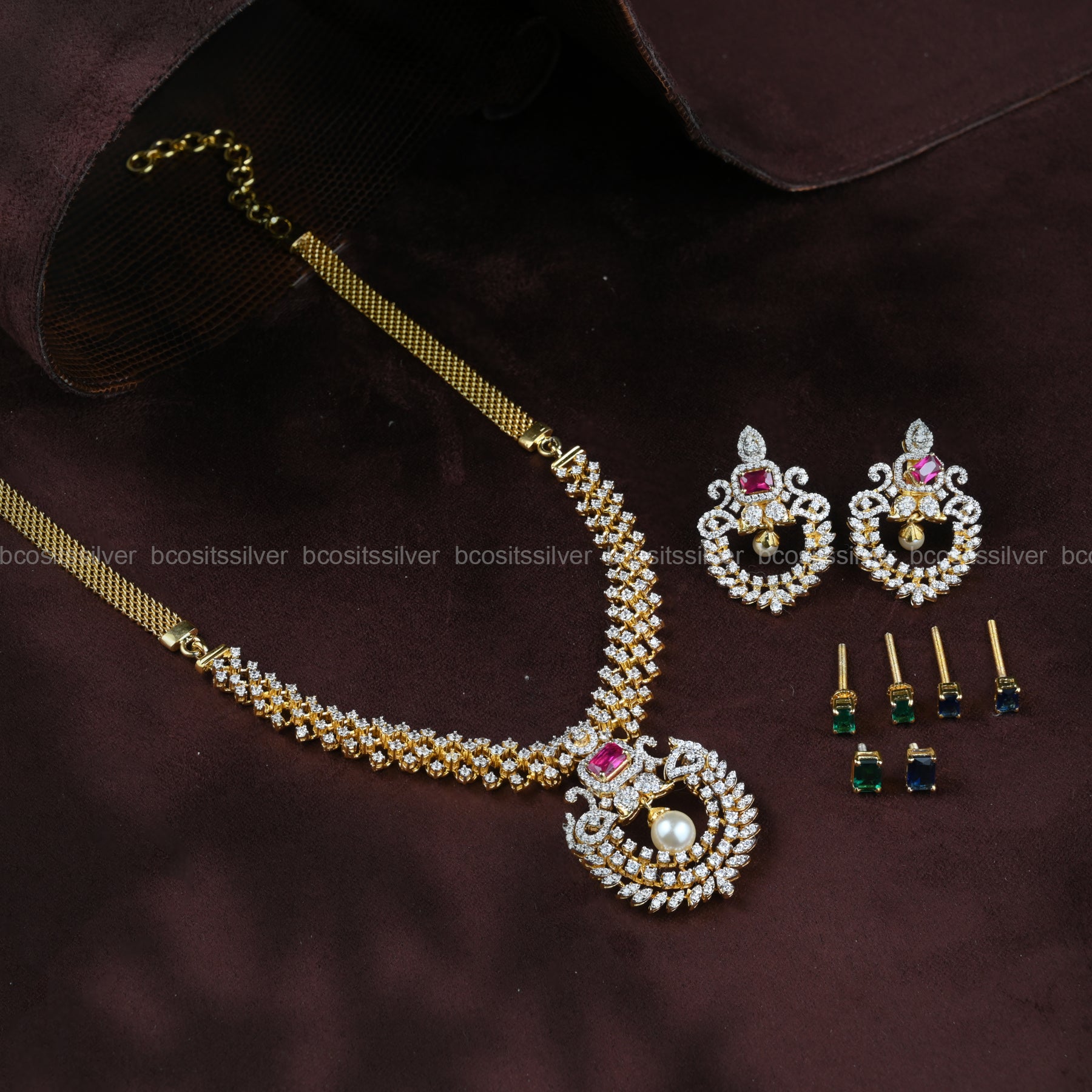 Theia Diamond Look Neckpiece only - 803