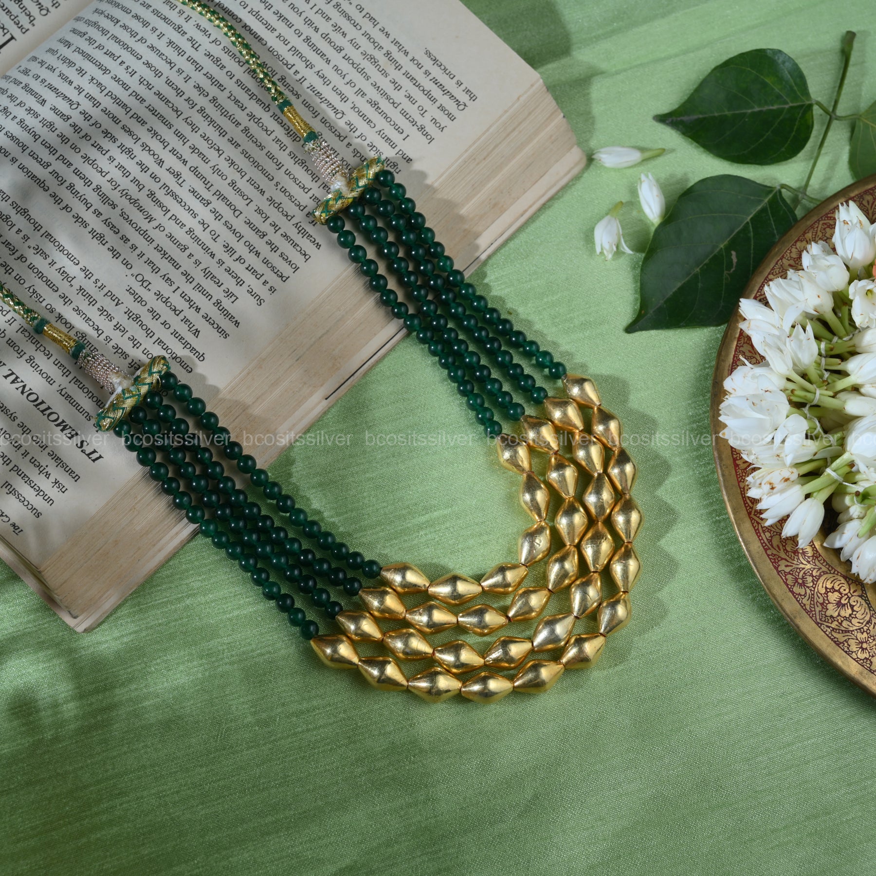 925 Silver Beads Necklace - 833