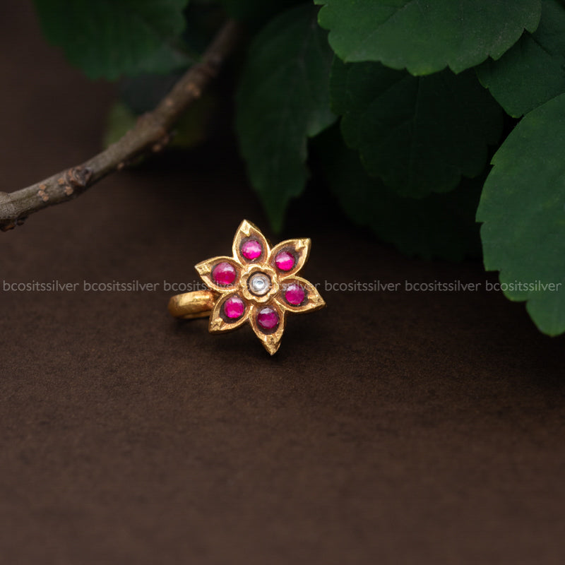 VARNARANJITA - Pink & White Press type