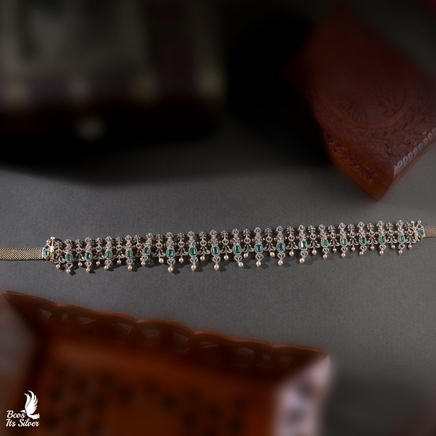 Diamond look belt / Daabu - BCOS Its Silver