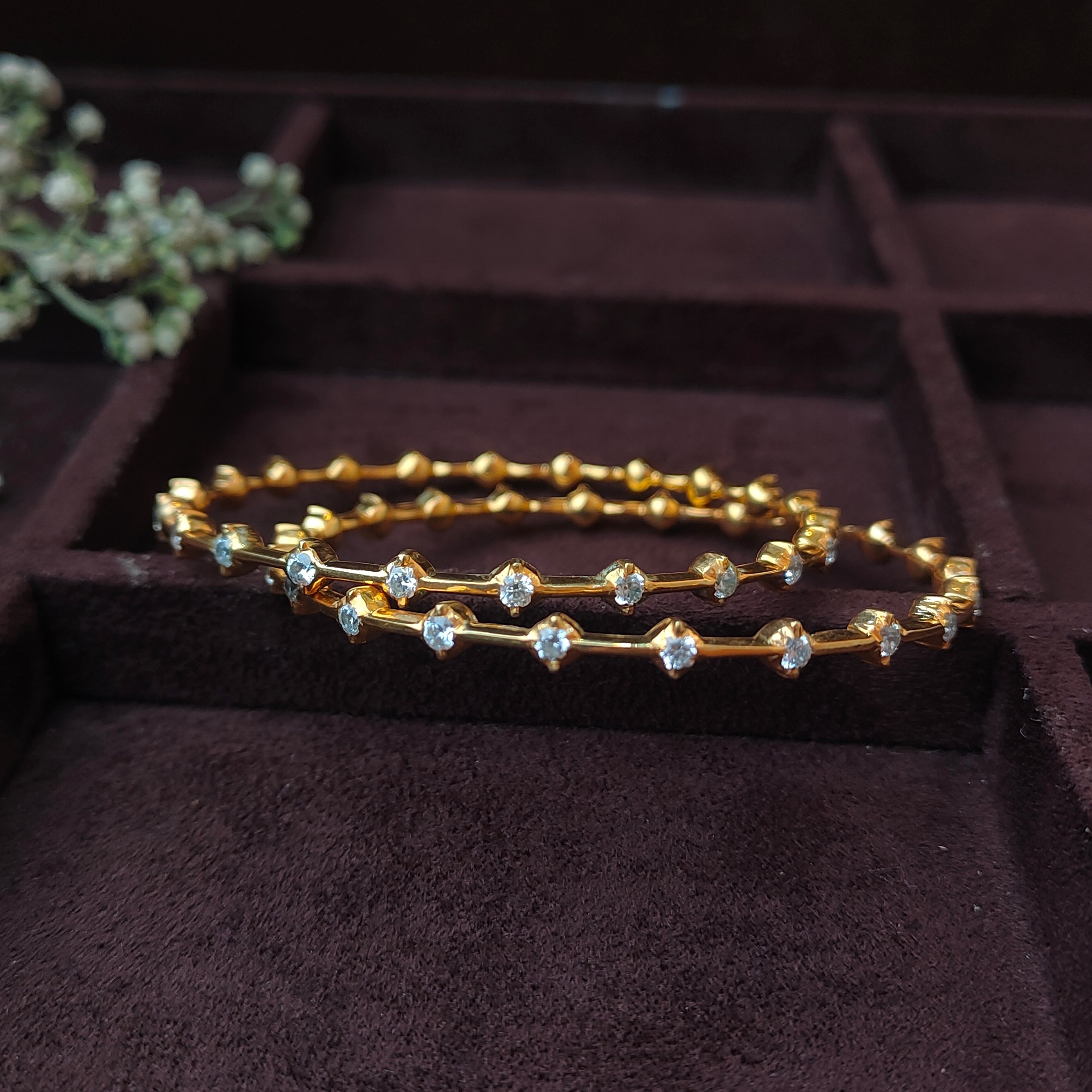925 Silver Close SettingsBangle - 0580 - BCOS Its Silver