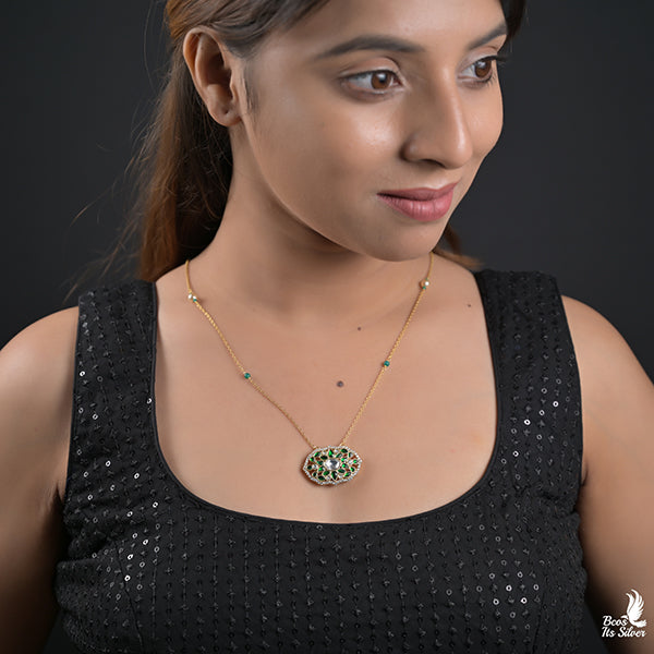 925 Gold Plated Mangalsutra-1018