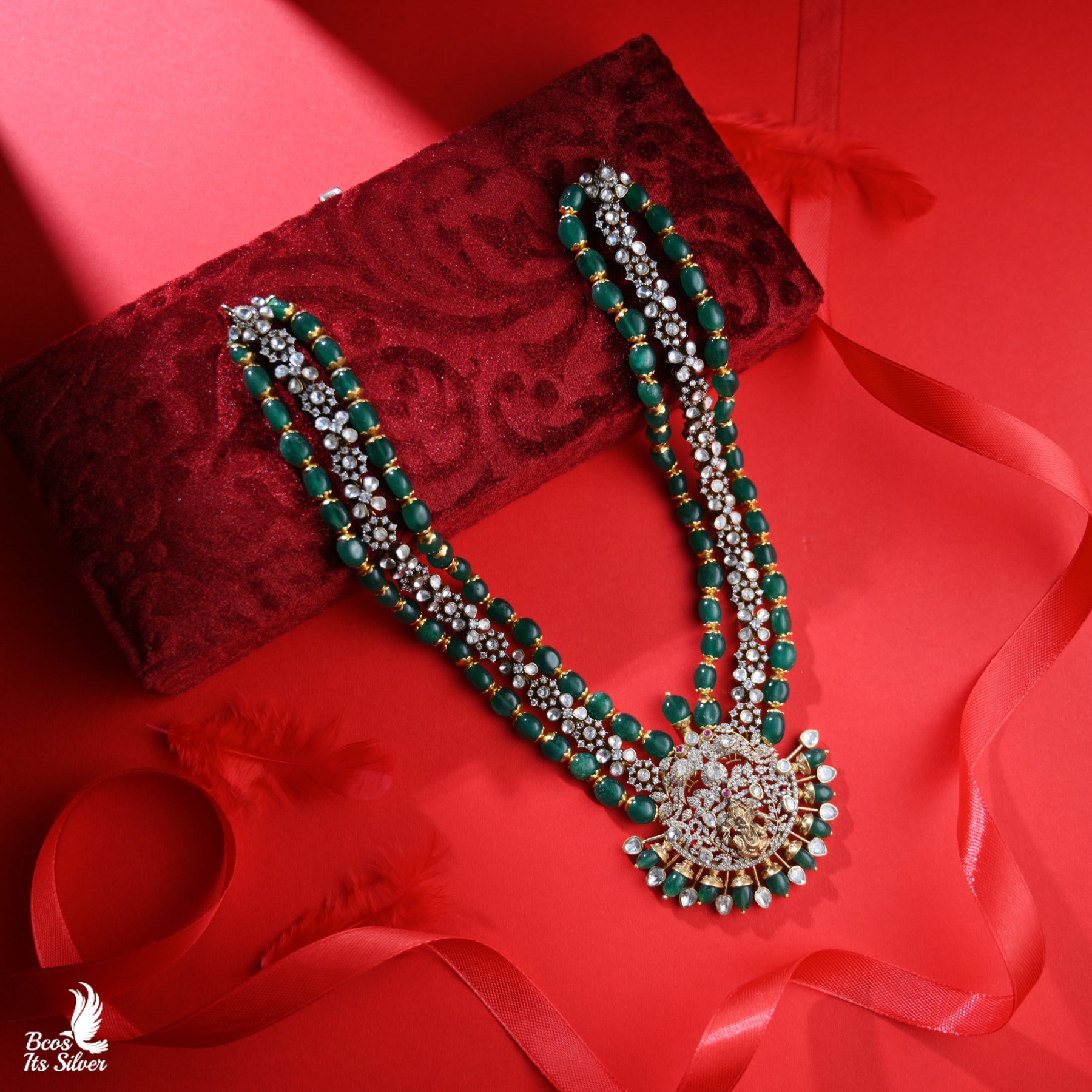 925 SILVER VICTORIAN BEADS HARAM- 3012