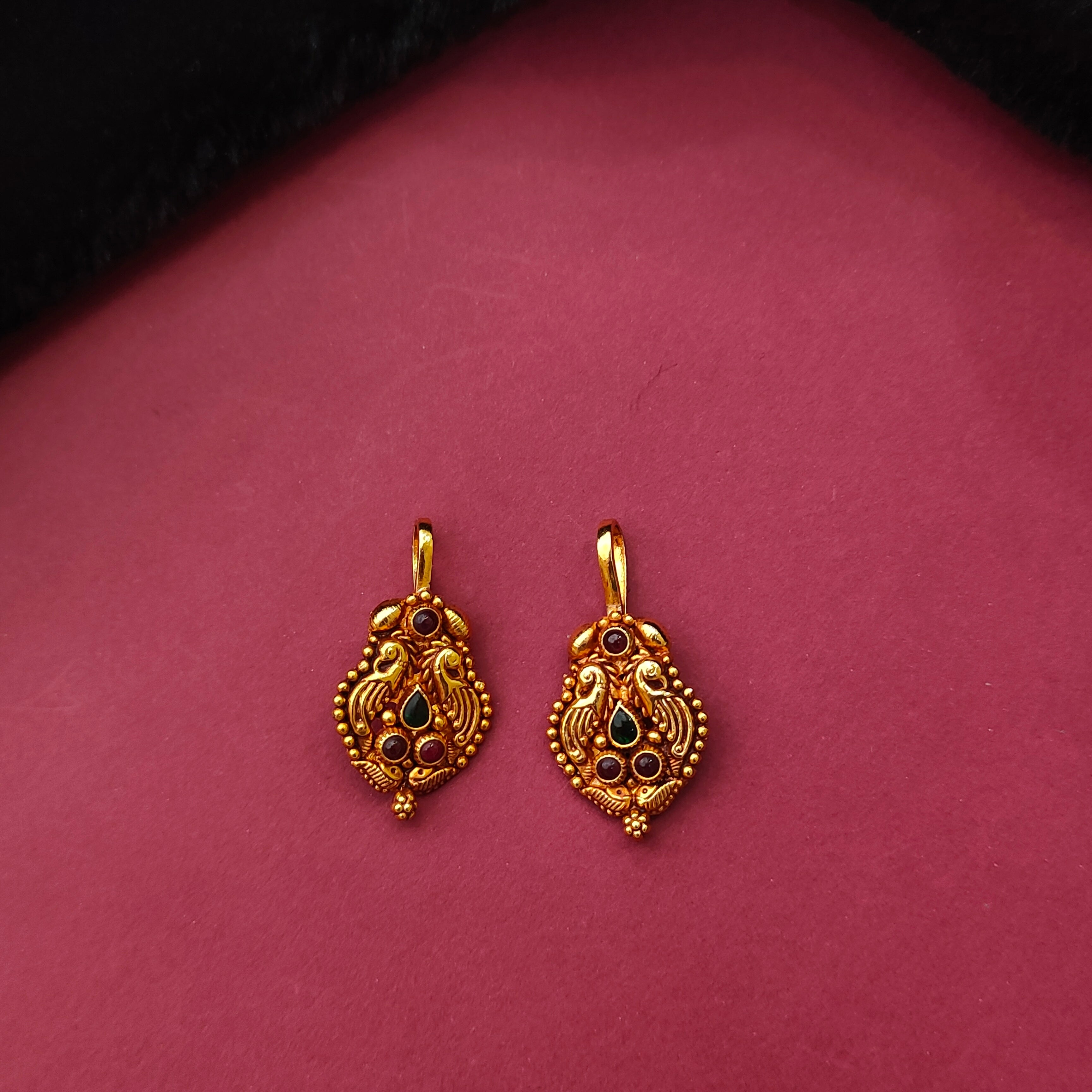 925 Silver Gold Plated Bugadi -0109