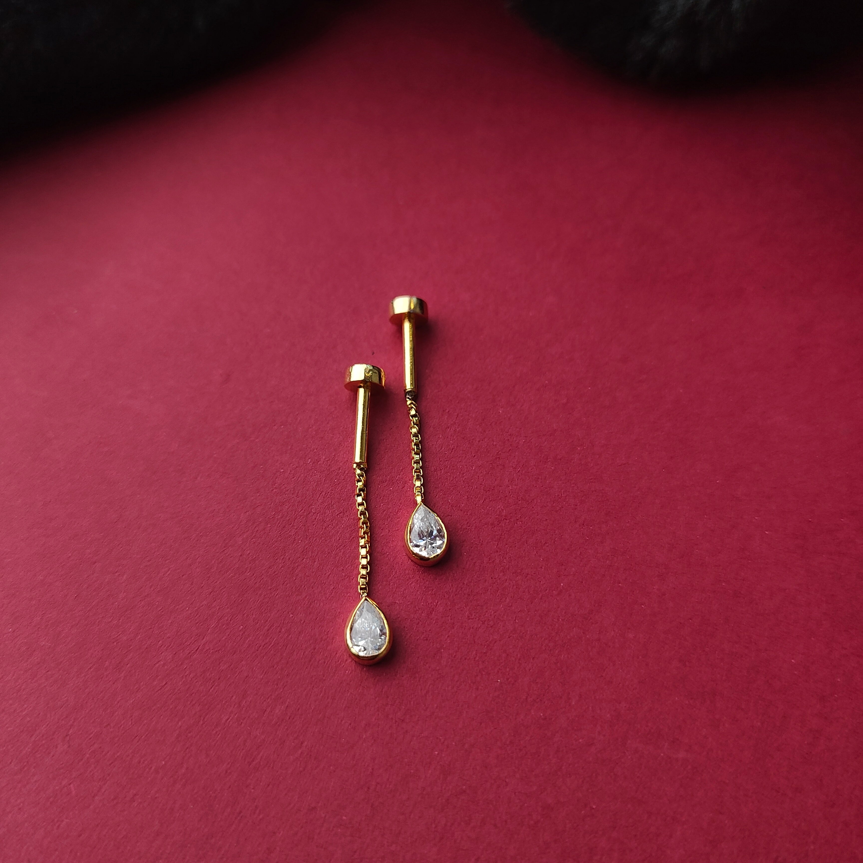 925 Silver Gold Plated Bugadi  -1343