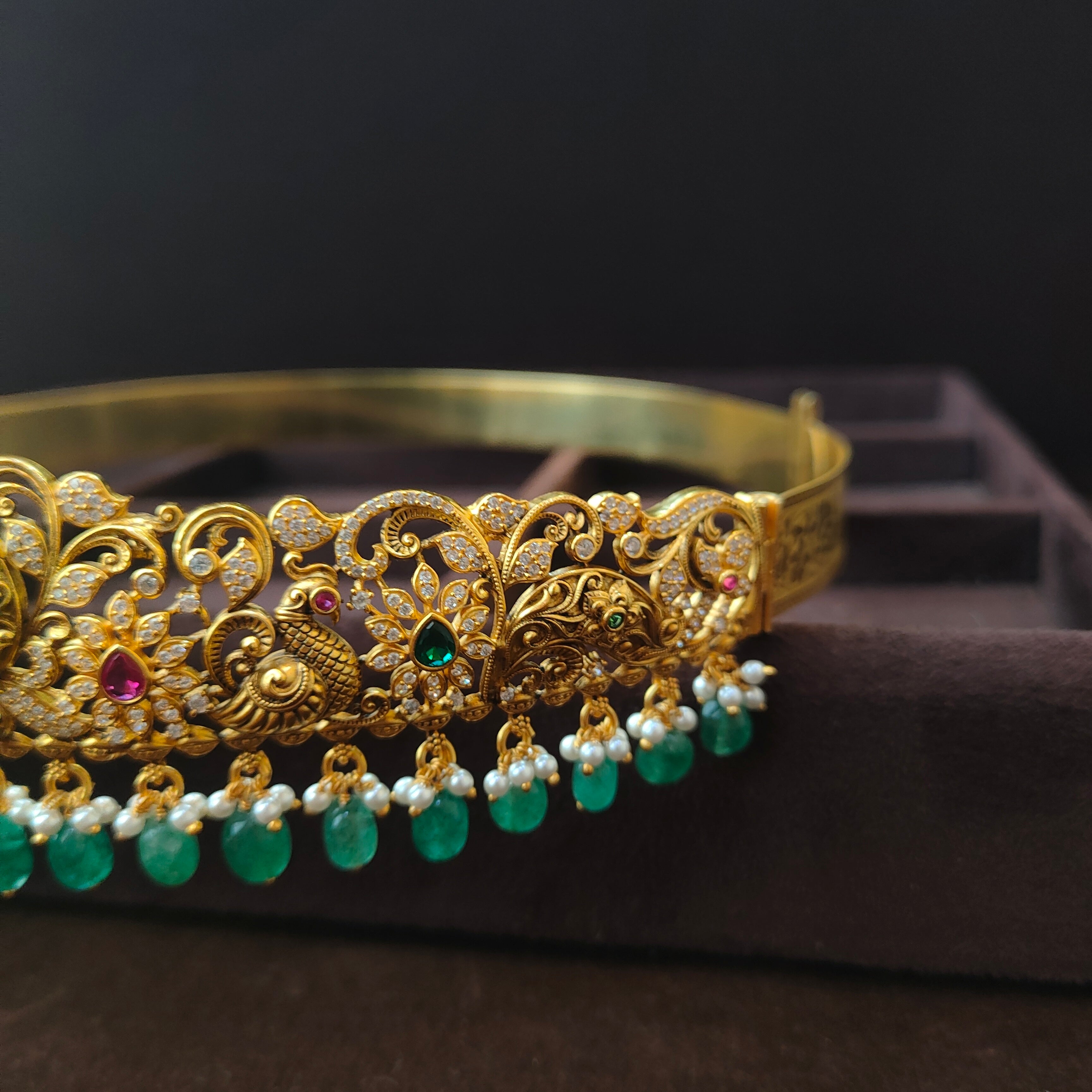 Pure 925 Silver Nakshi Waist Belt -0074 (FOR KIDS)