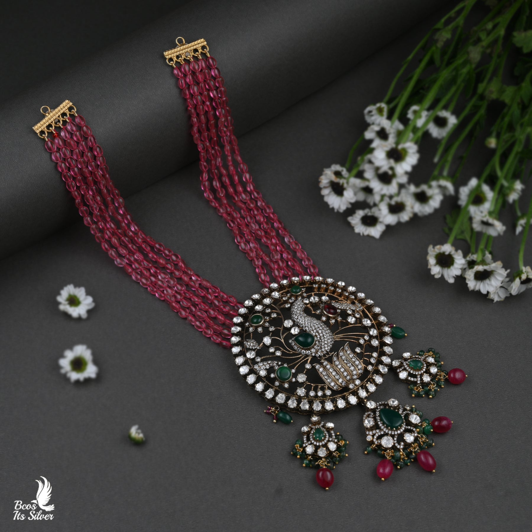 925 Silver Victorian Beads Haram- 3918