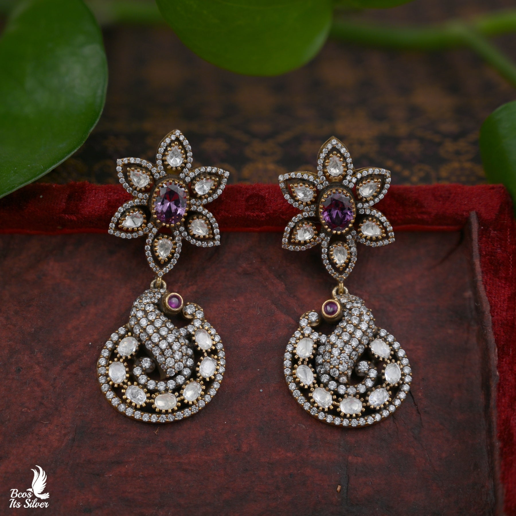 925 Silver Victorian Earring - 3270
