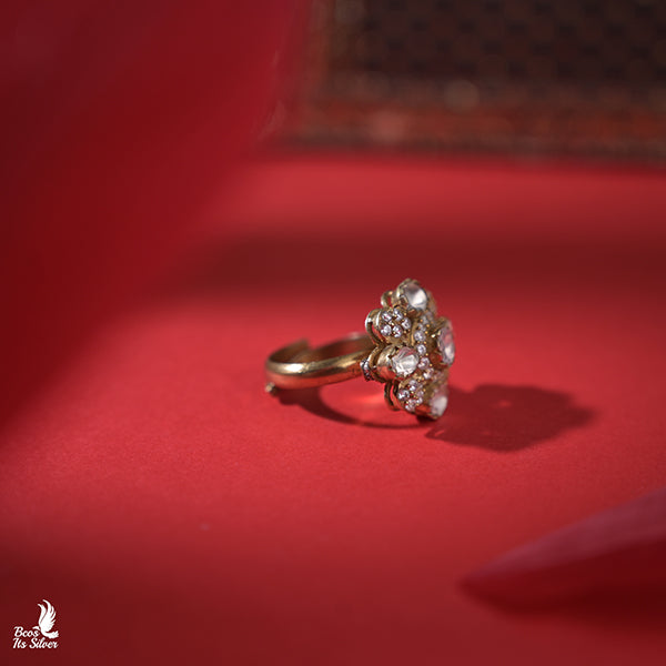 925 Silver Victorian Finger Ring -0928
