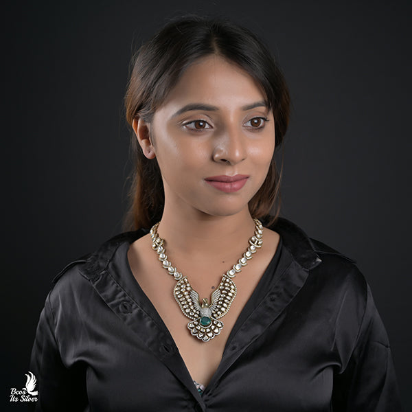 925 Silver Victorian Garuda Haram-0905