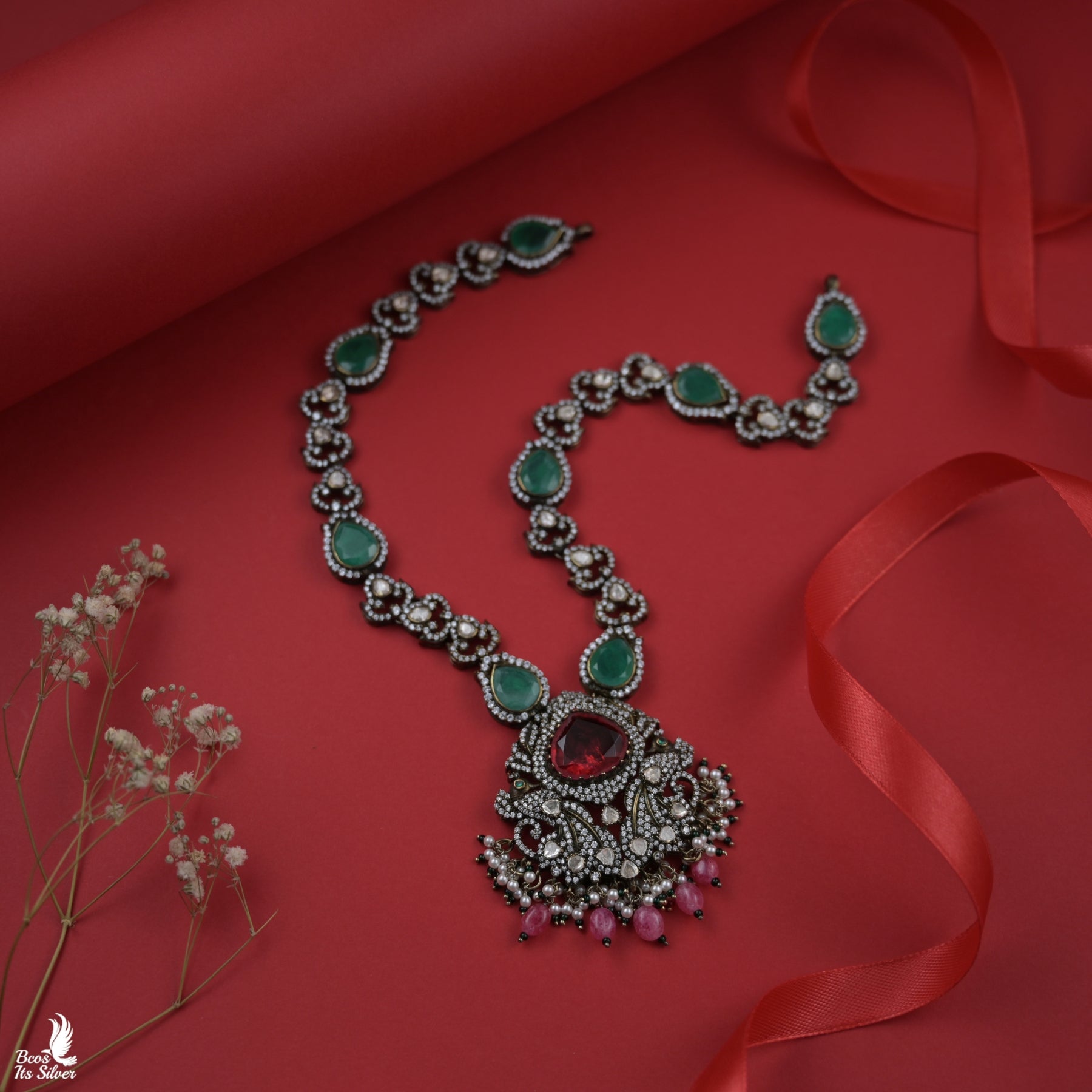 925 Silver Victorian Haram- 5279