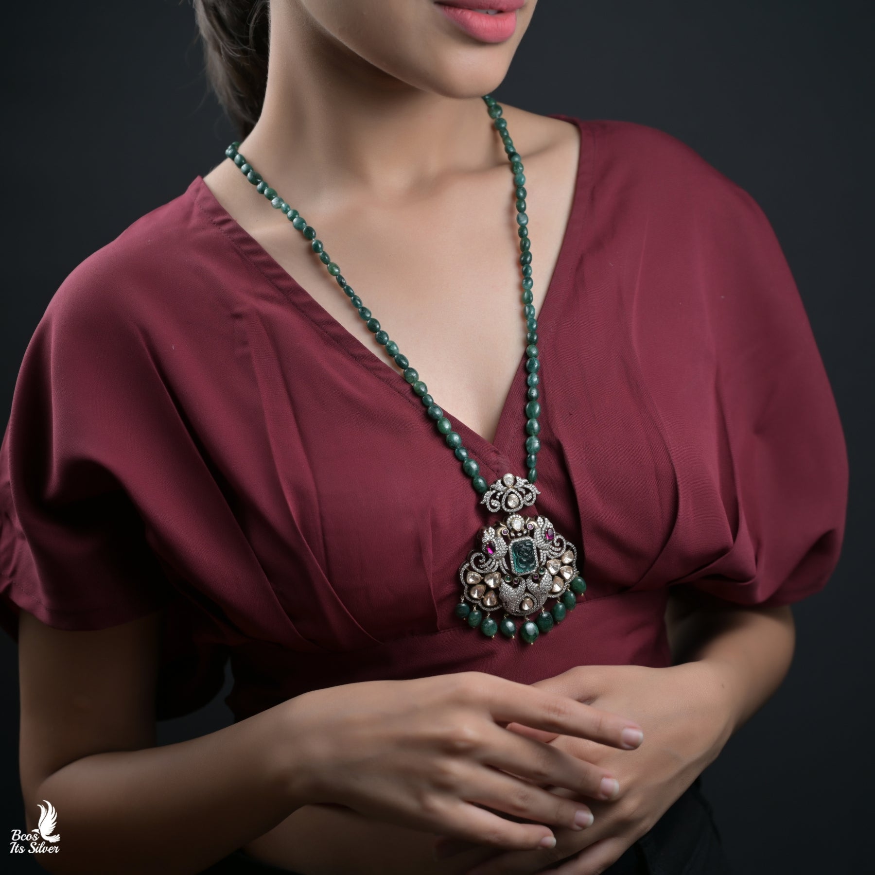 925 Silver Victorian Haram - 2844