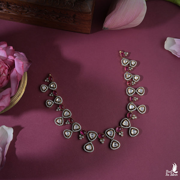 925 Silver Victorian Necklace-0473