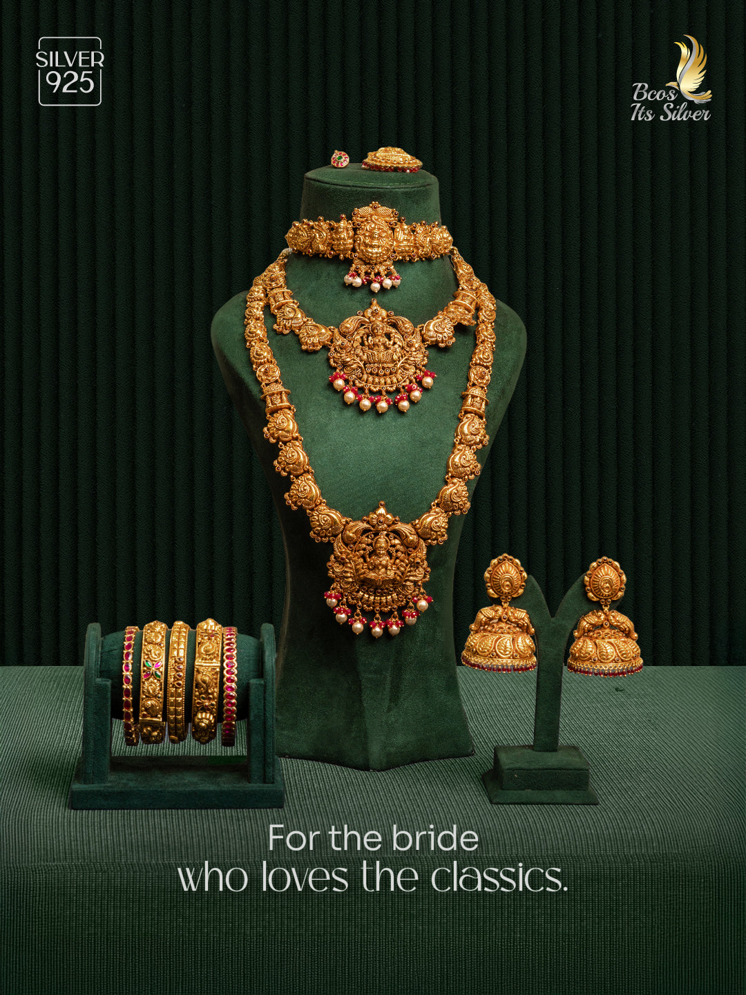 925 Silver Bridal Full Set-1119