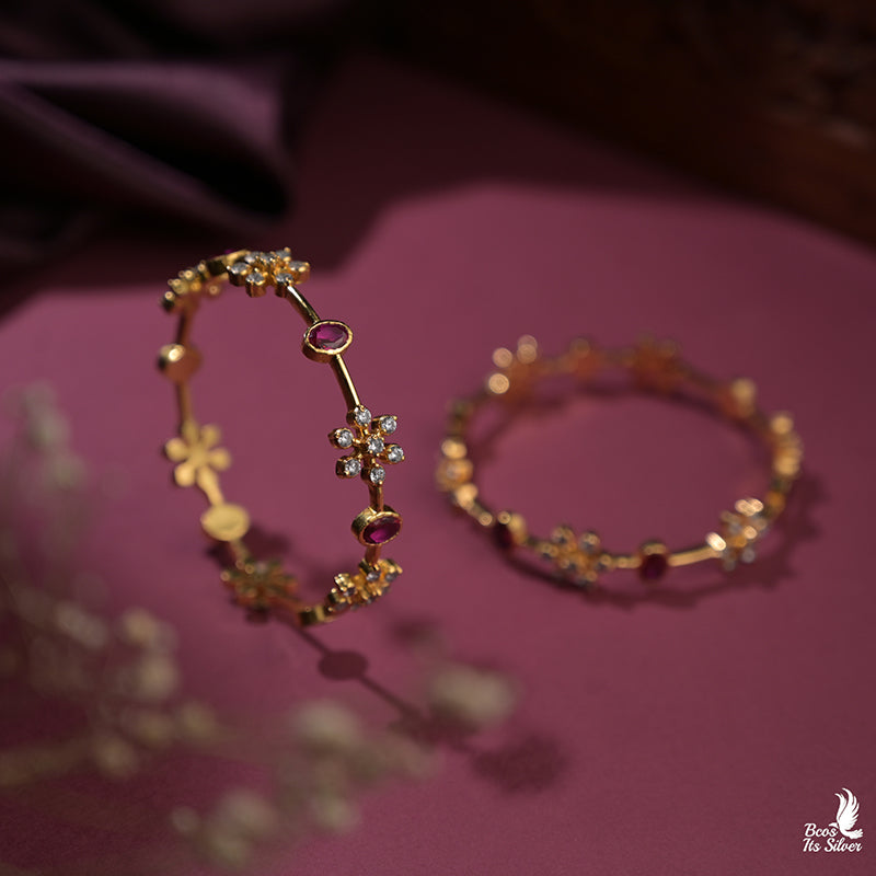 Gold Plated Bangle - 0025