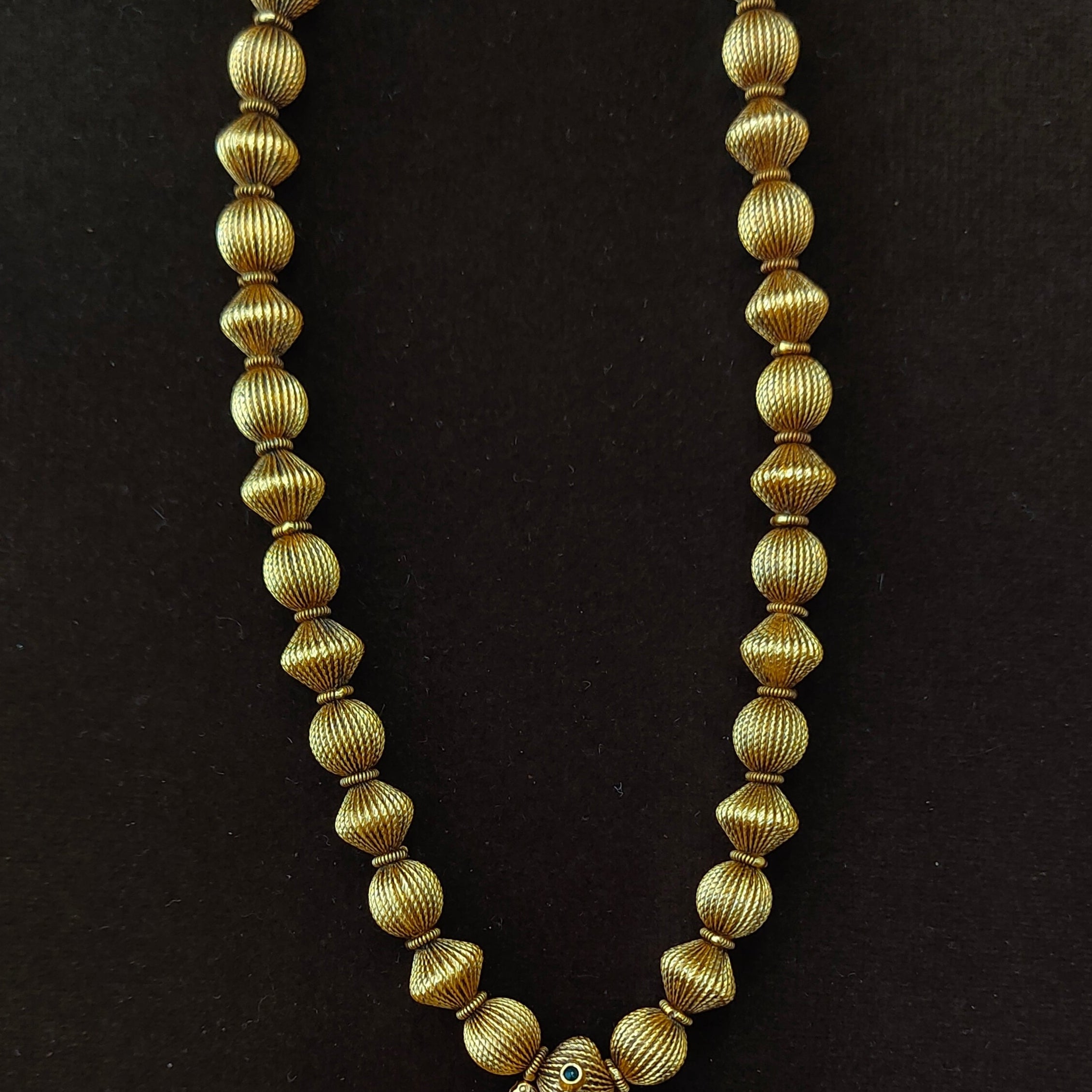 925 Silver Gold Plated Haram-1394