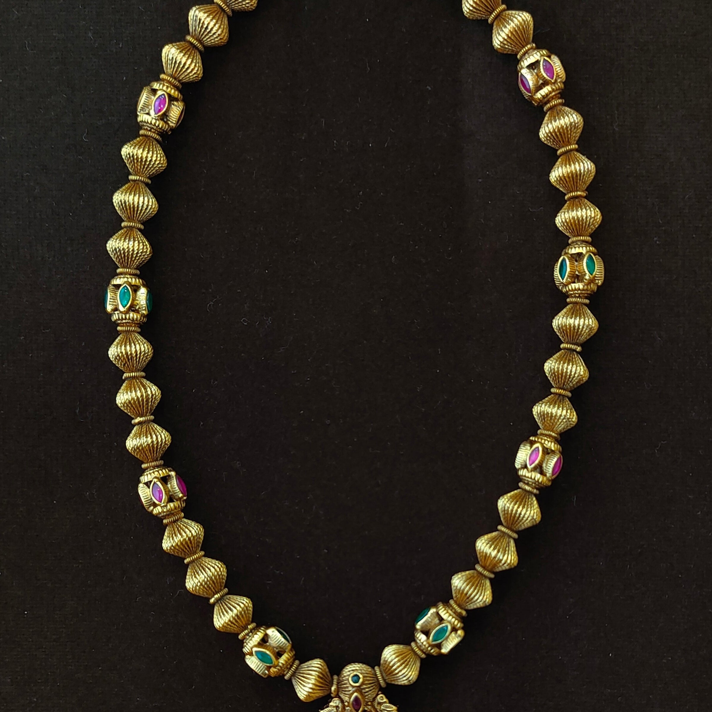 925 Silver Gold Plated Haram-1396