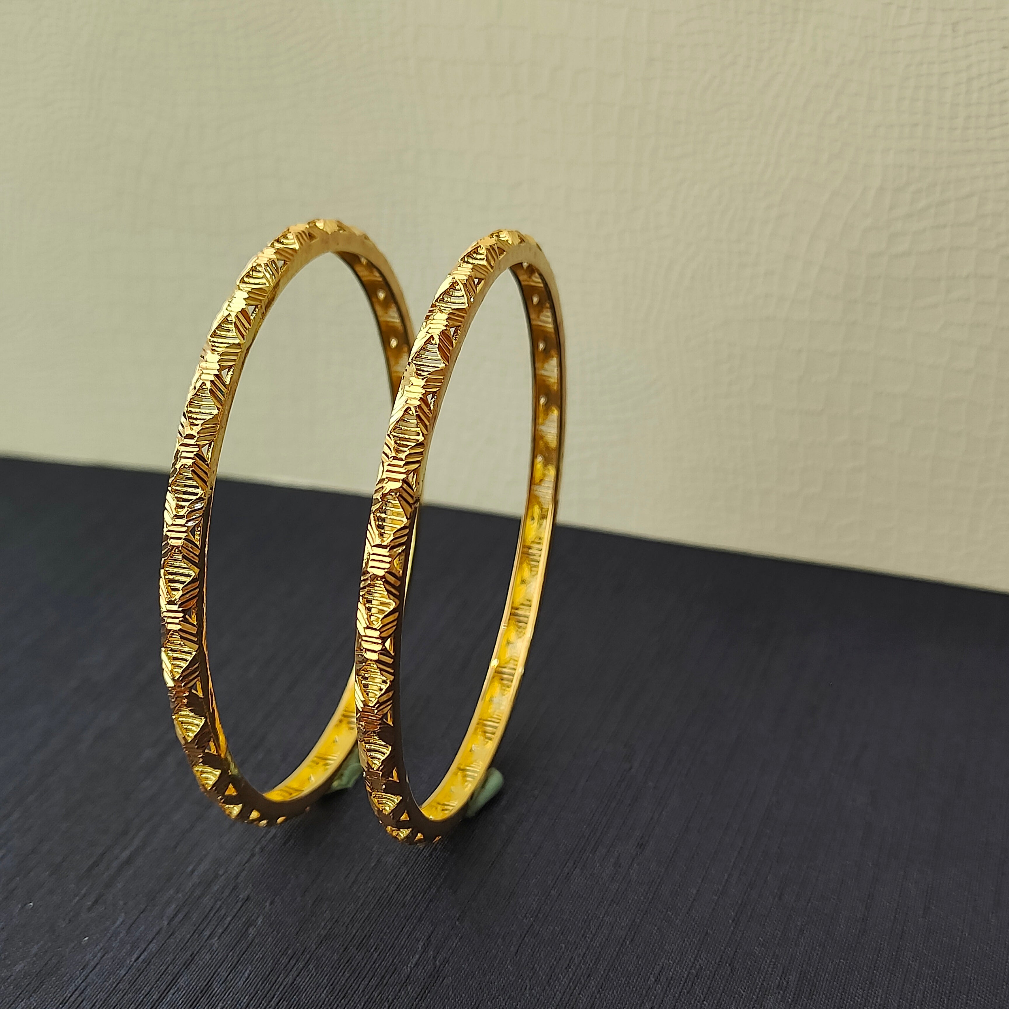 925 Silver Plain Turkish Bangle-1363 - Size 2.6