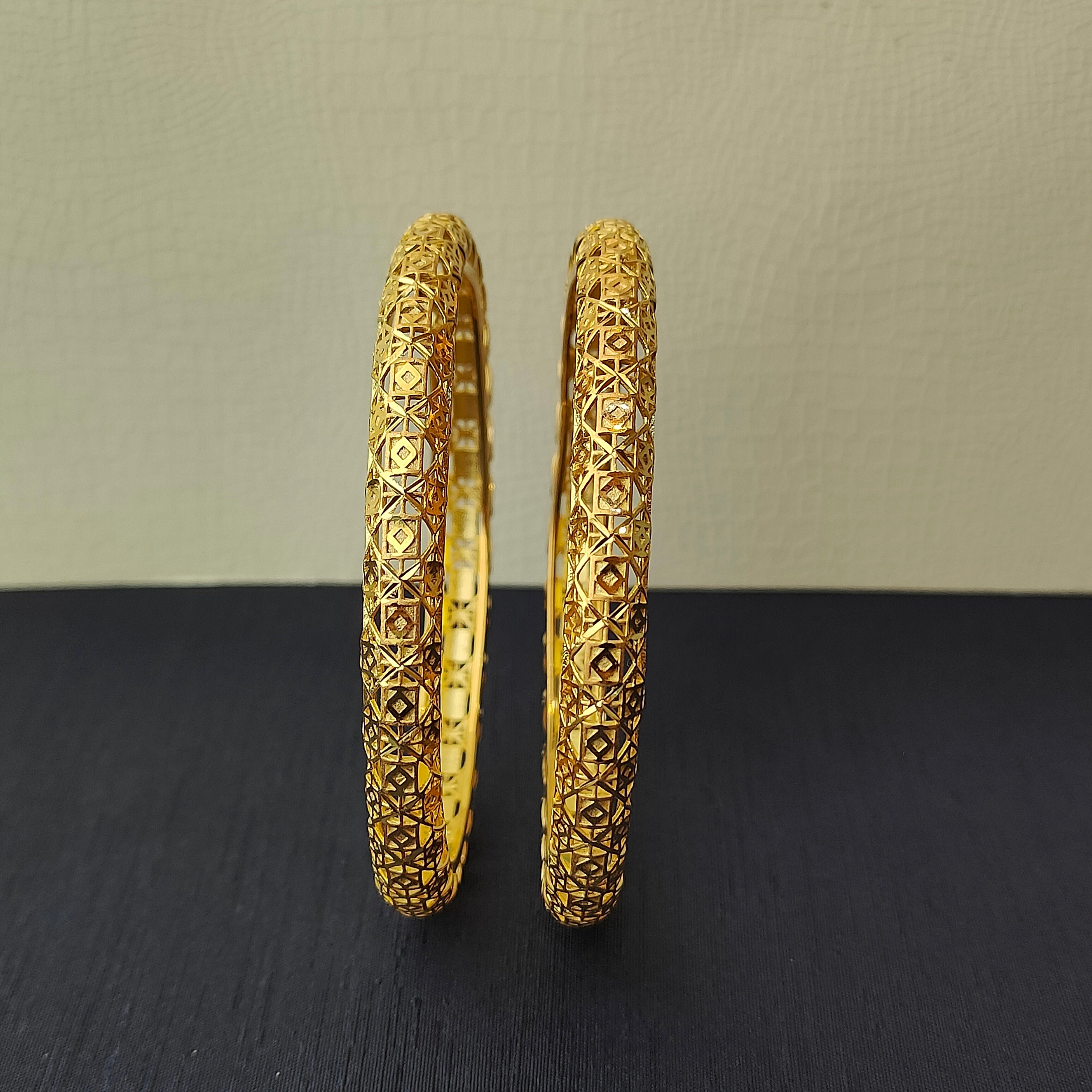 925 Silver Plain Turkish Bangle-1366 - Size 2.6