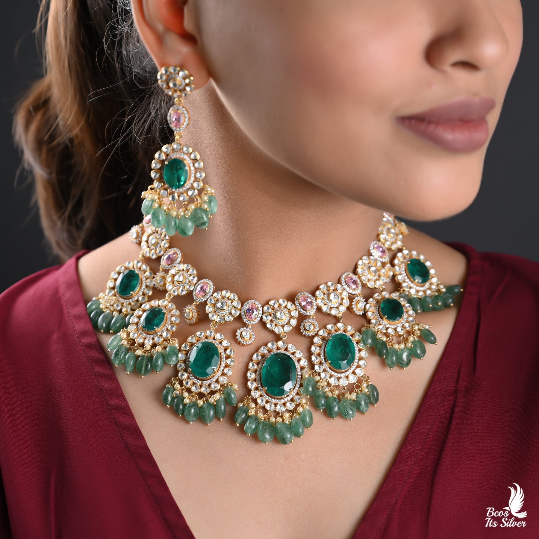 Gold Plated Victorian Neckpiece - 4726