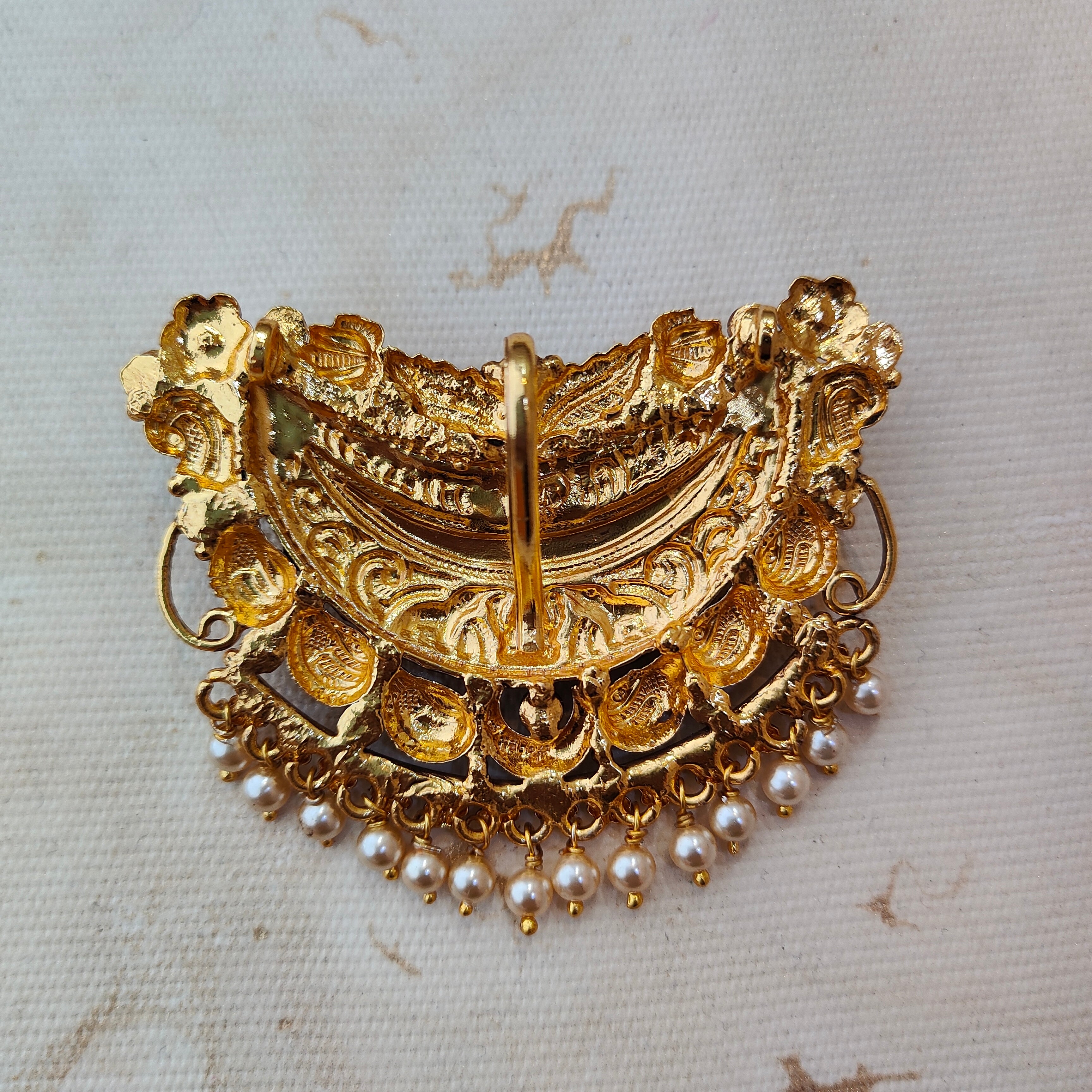 925 Silver Gold plated Pendant-1360