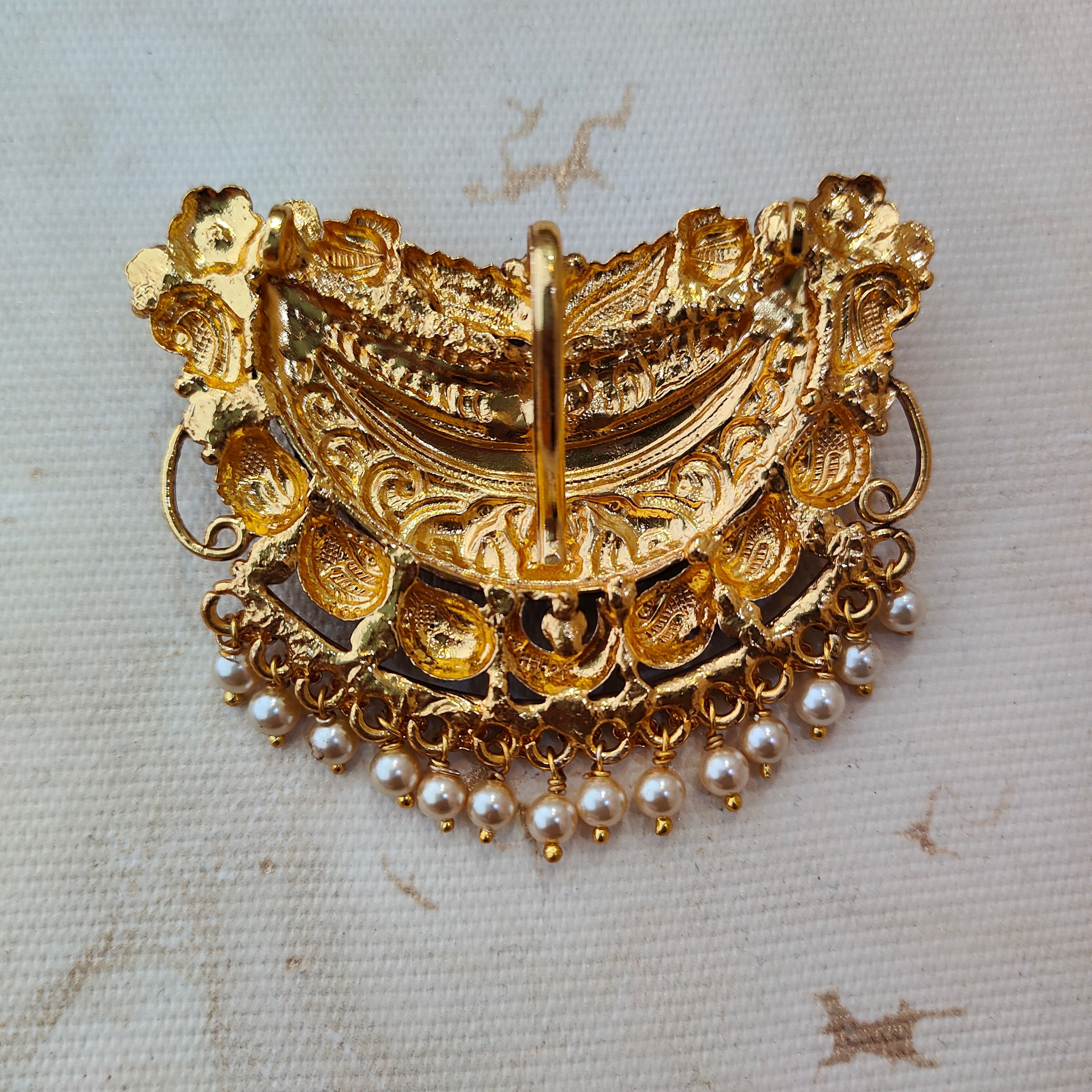 925 Silver Gold plated Pendant-1360