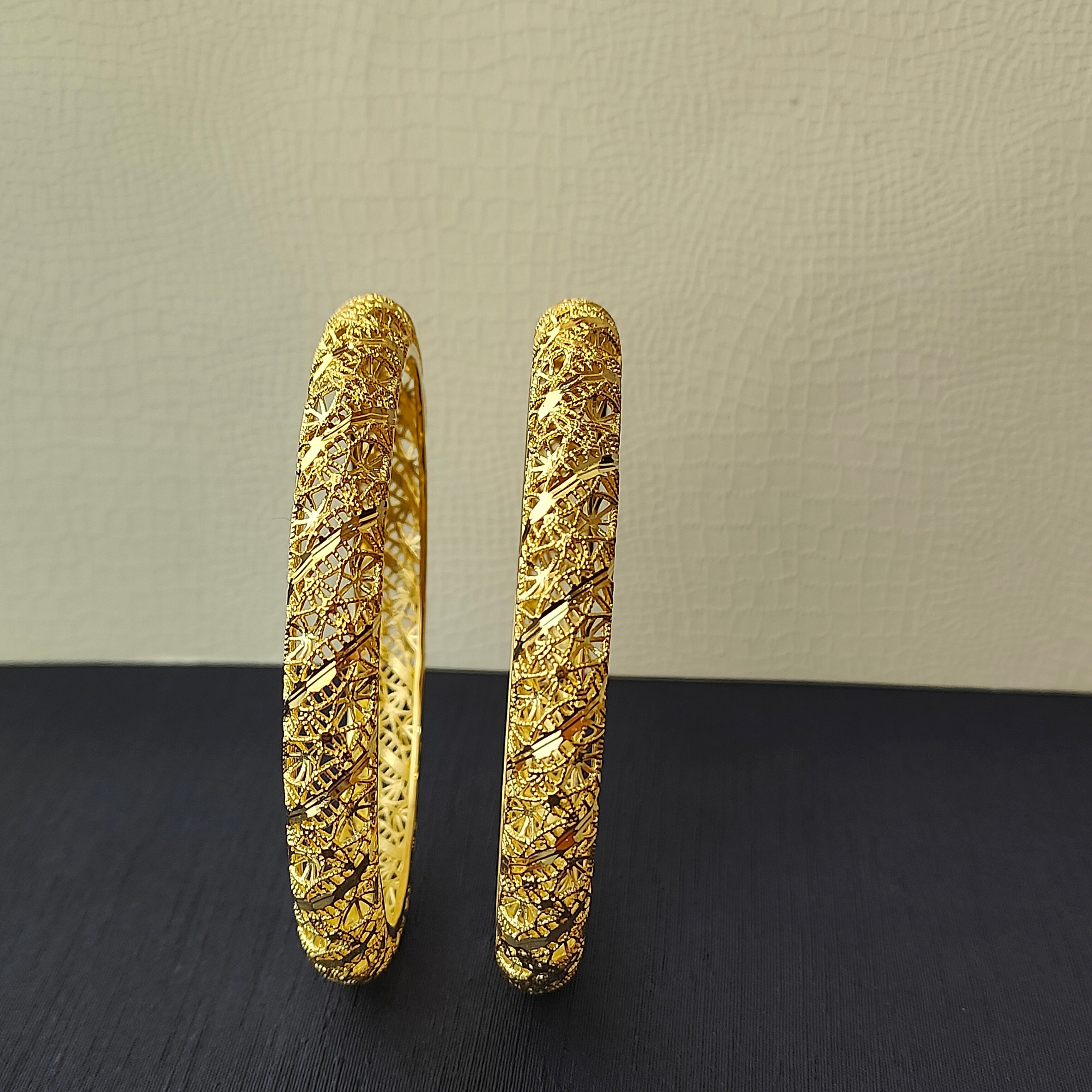 925 Silver Plain Turkish Bangle-0067 - Size 2.4