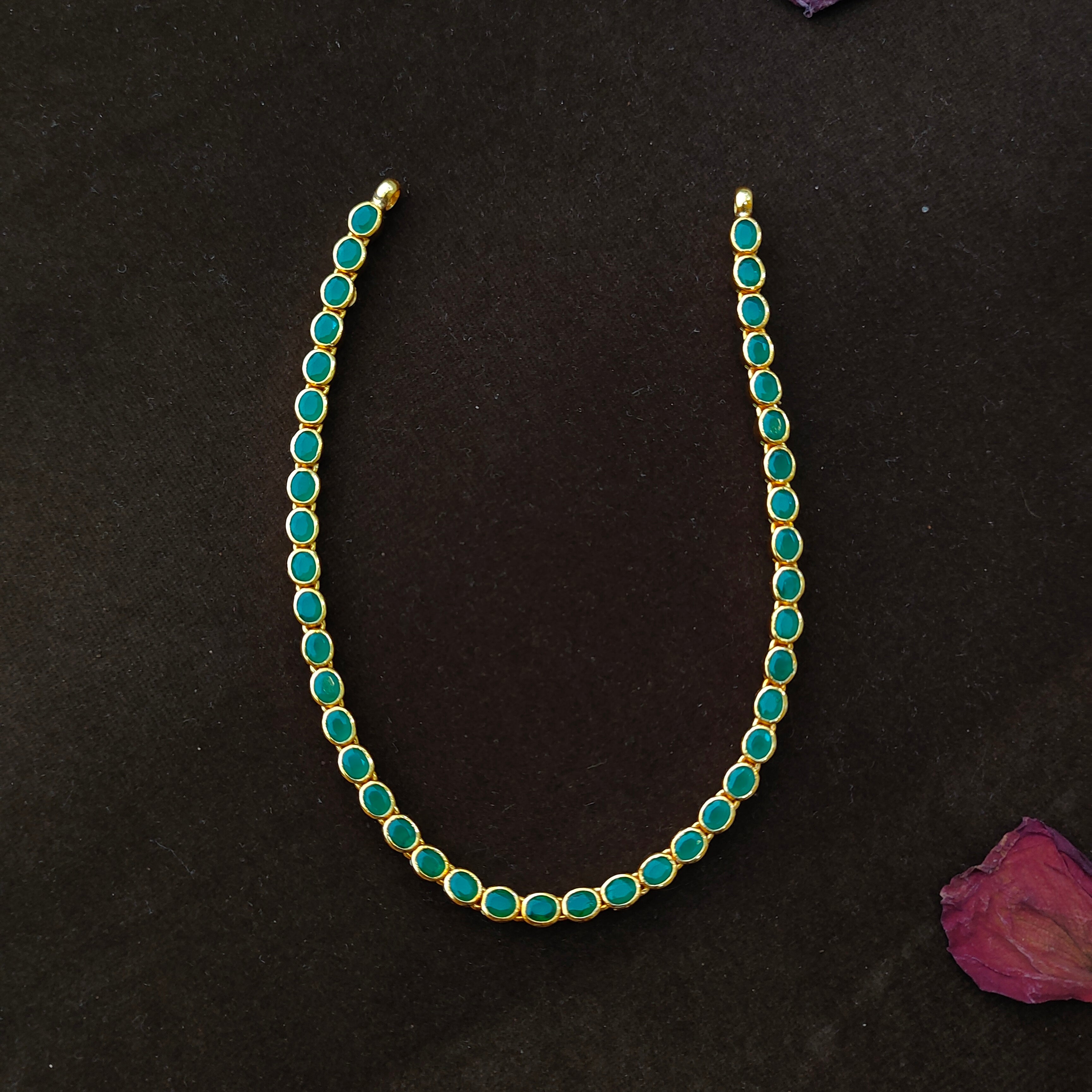 925 Gold Plated Reversable Neckpiece -1385