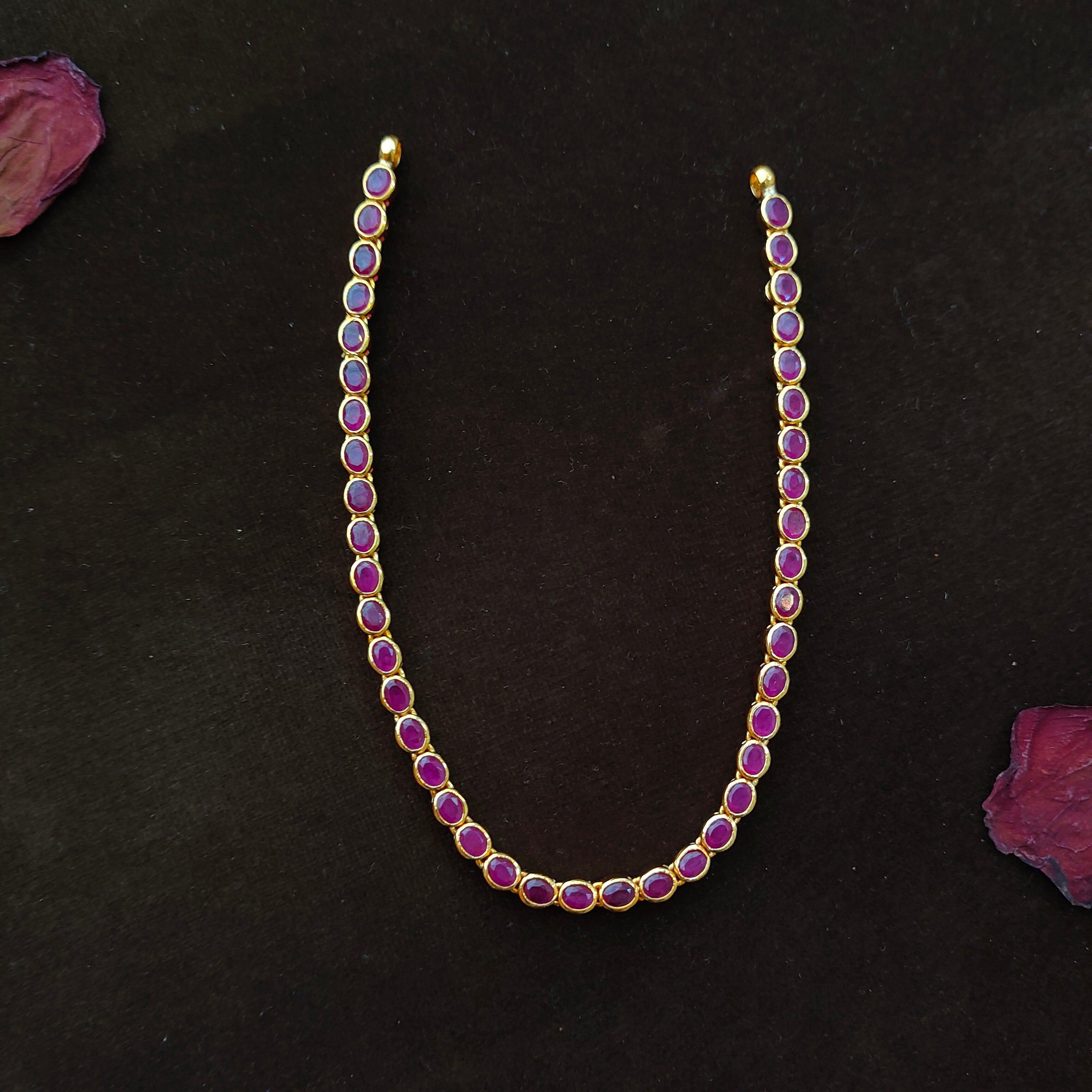 925 Gold Plated Reversable Neckpiece -1385