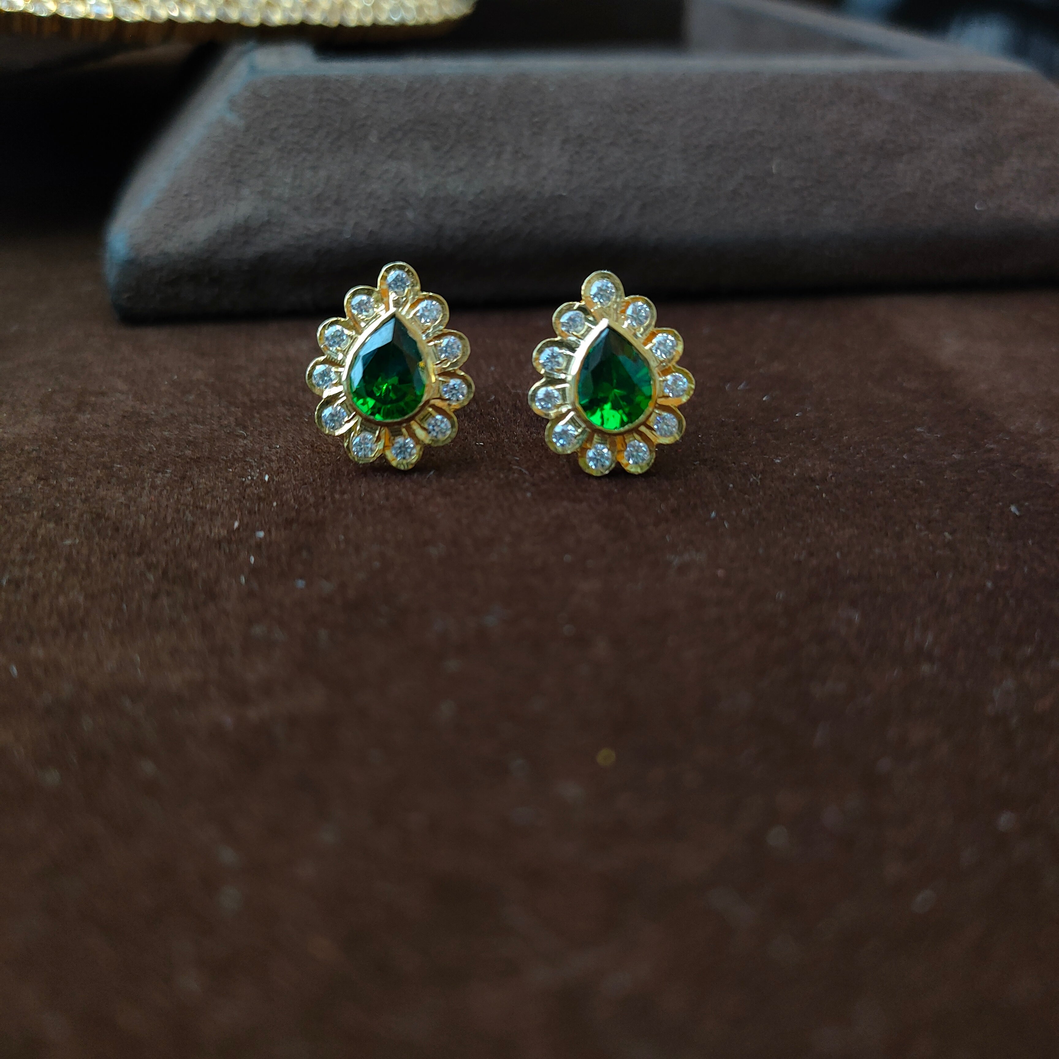 925 Gold plated Earstud-5565