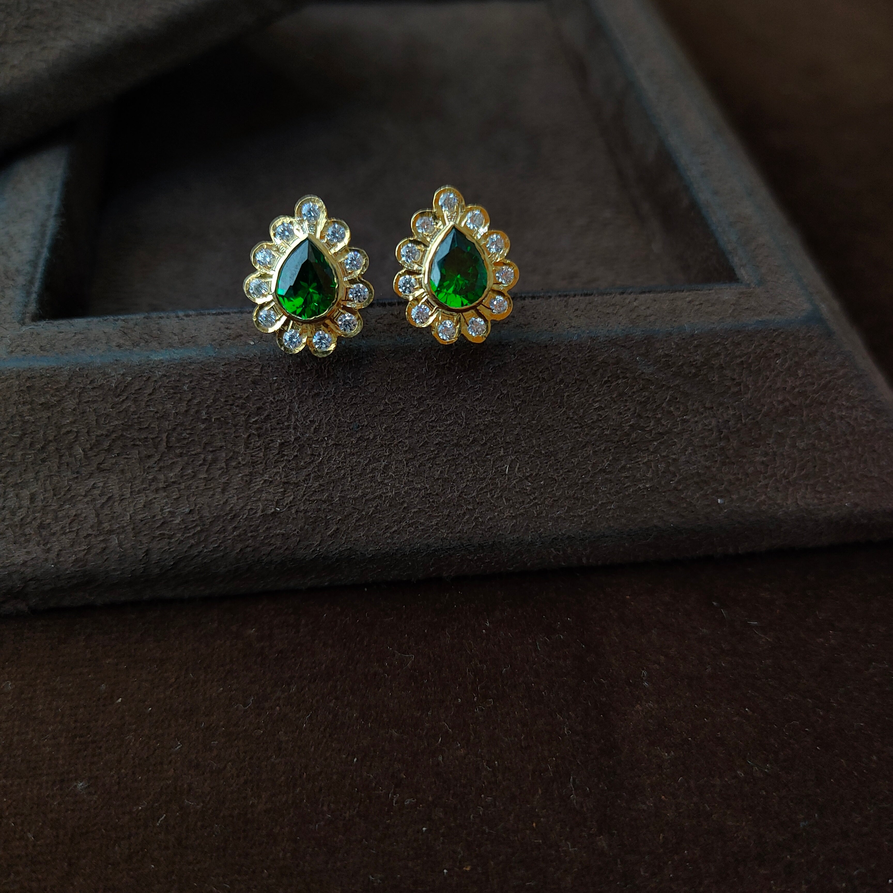 925 Gold plated Earstud-5565