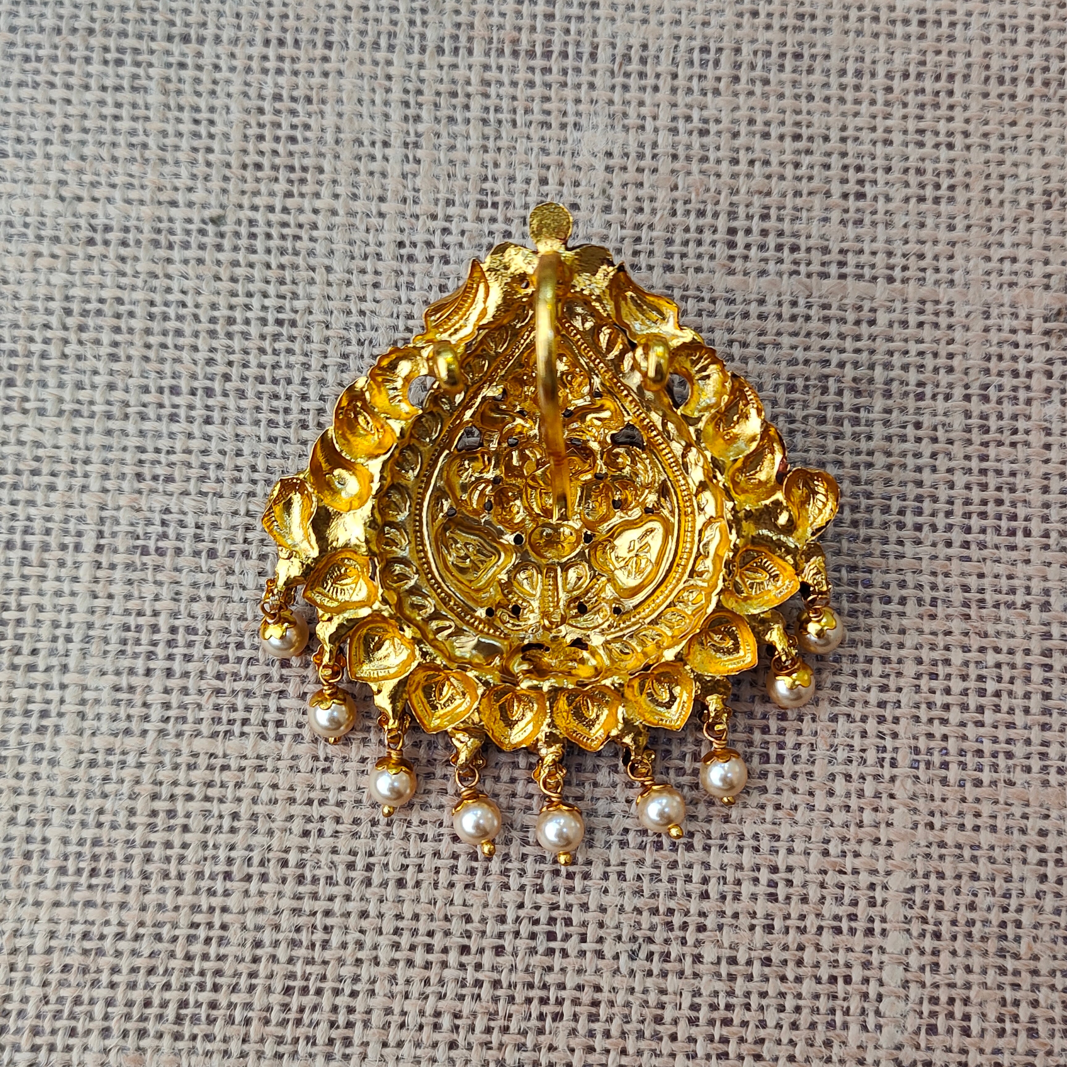 925 Silver Gold plated Pendant-5590