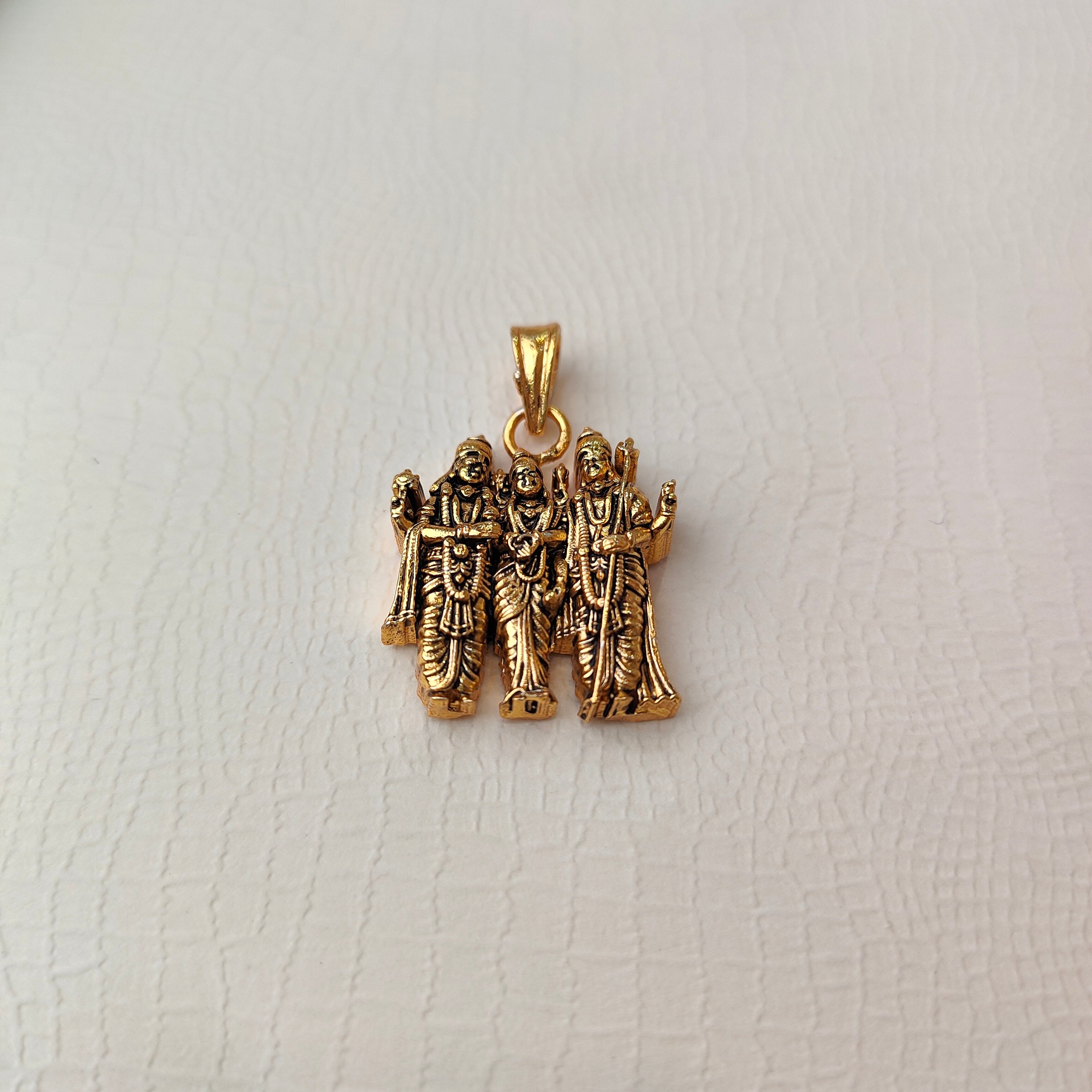 925 Silver Ram Sita Lakshmana Pendant-0067