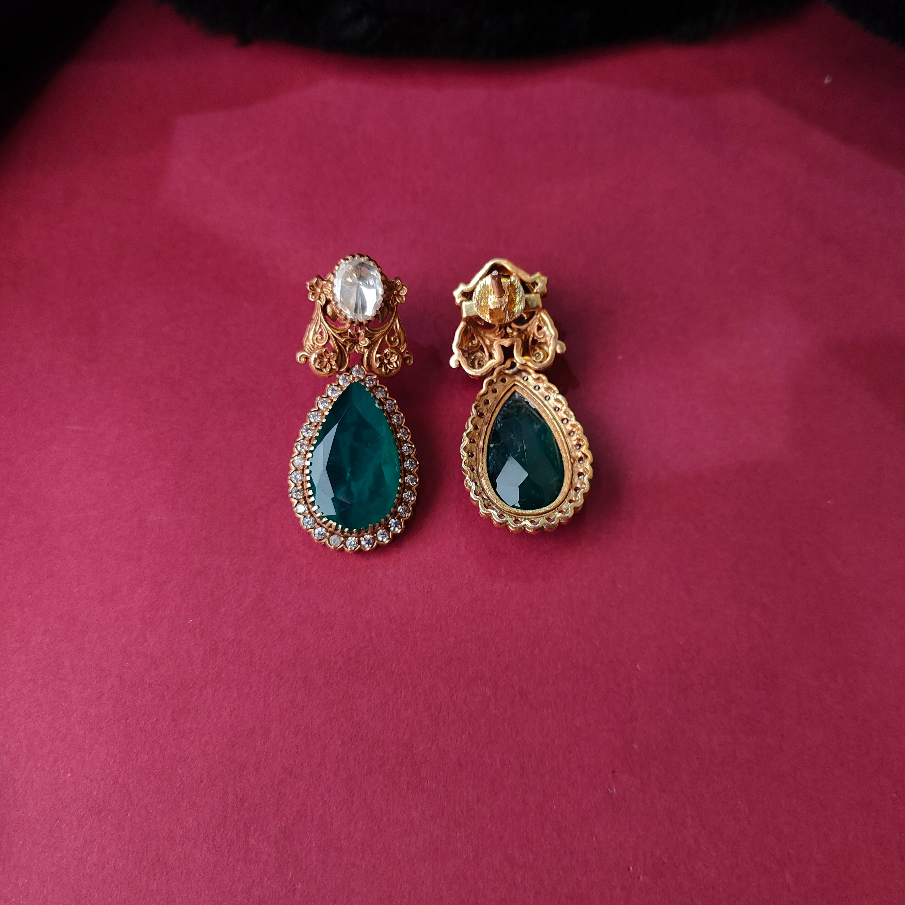 925 Silver Victorian Ganesha Necklace Set-5602