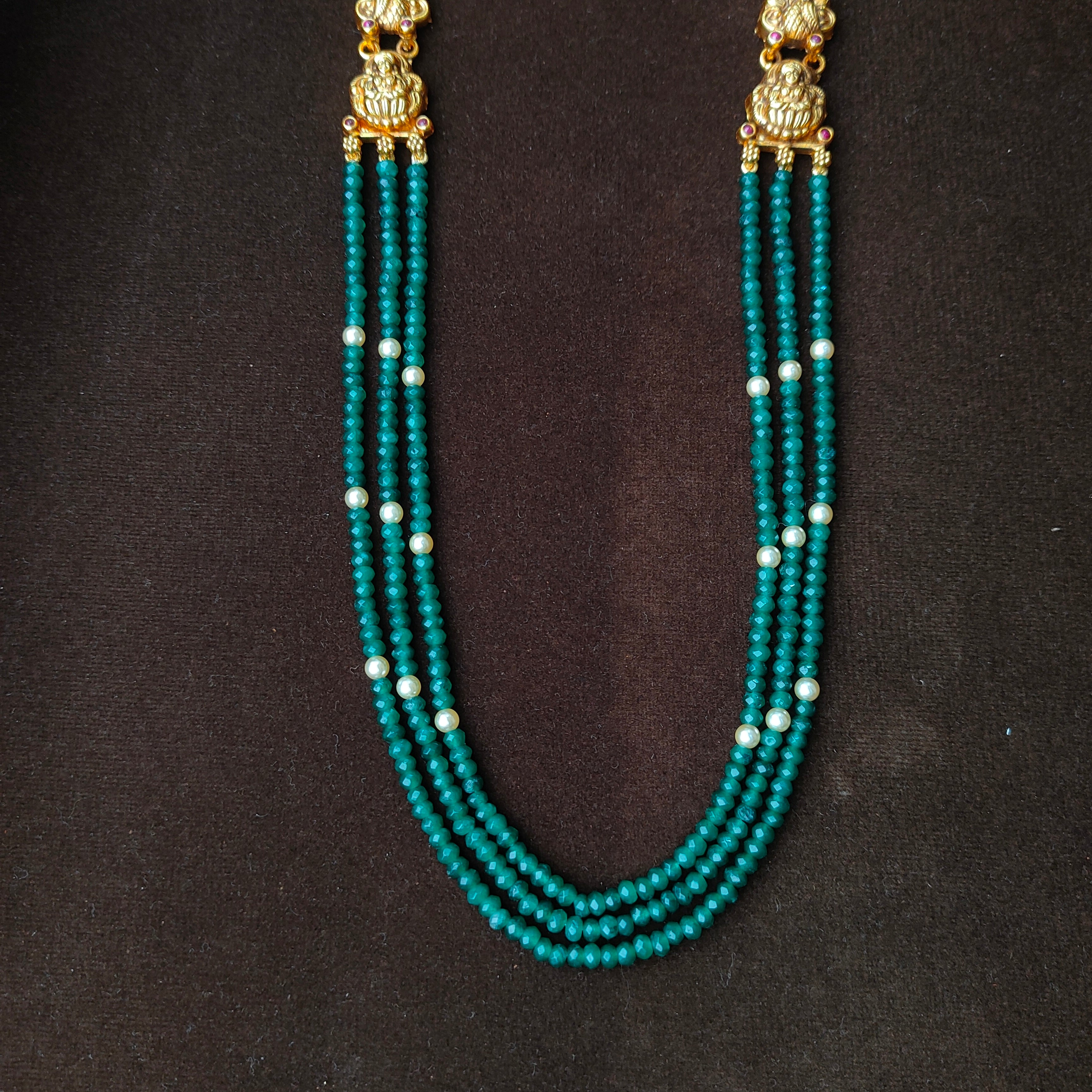 925 Silver Gold Plated Beads Haram-0070